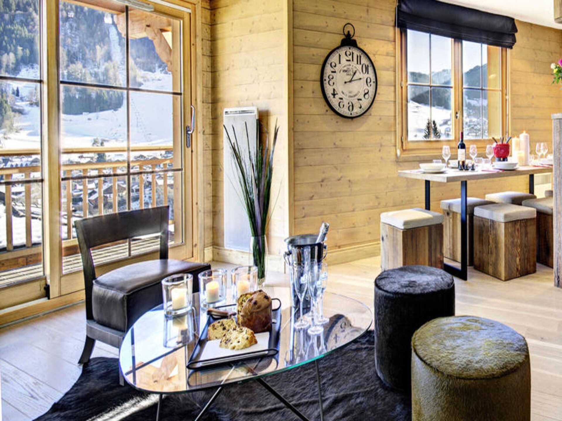 Appartement Le Panoramix in Morzine met balkon en uitzicht op de Alpen - foto 15