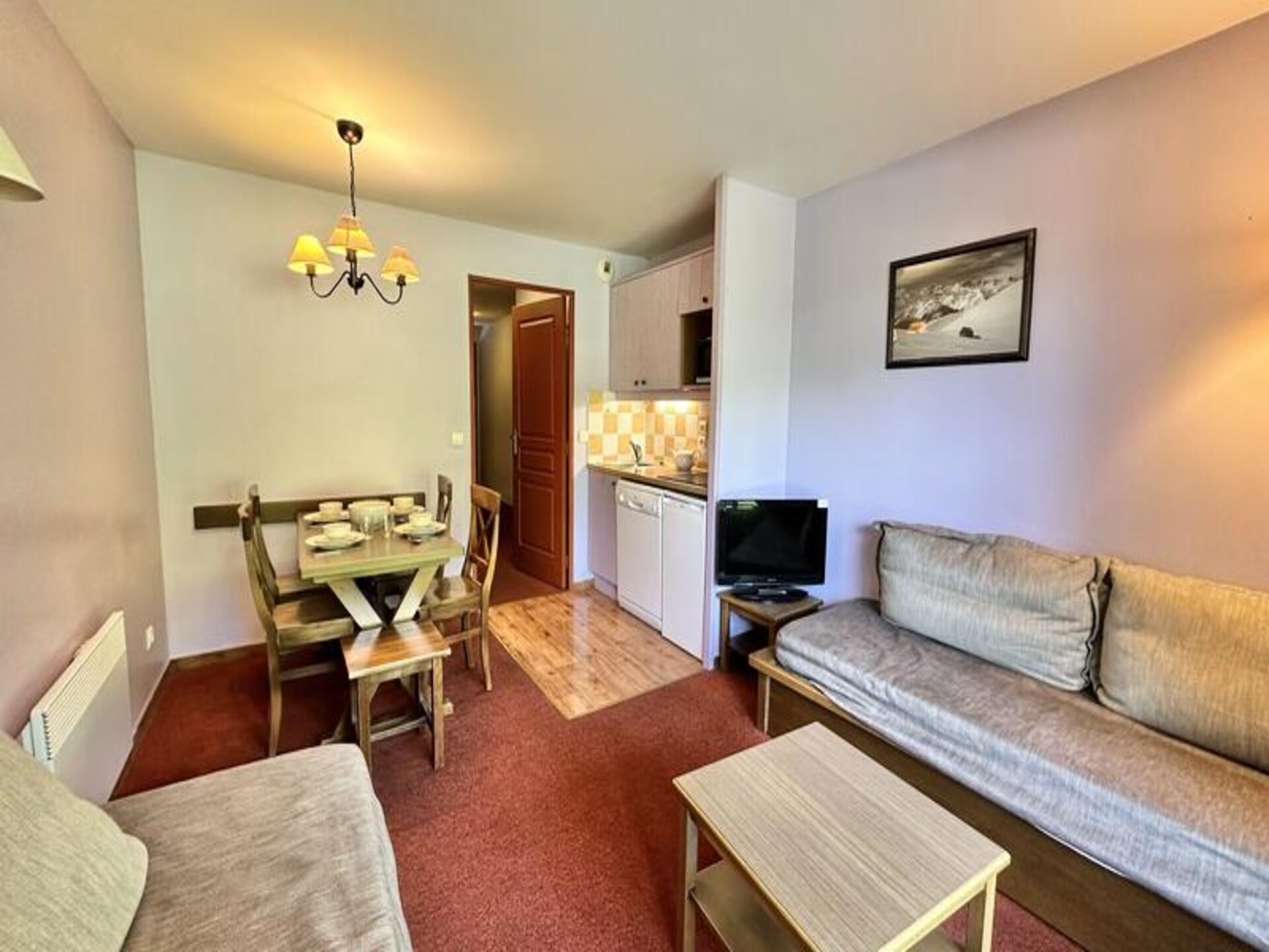 Ski-in, ski-out appartement aan de piste in Vars met verwarmd zwembad - foto 3