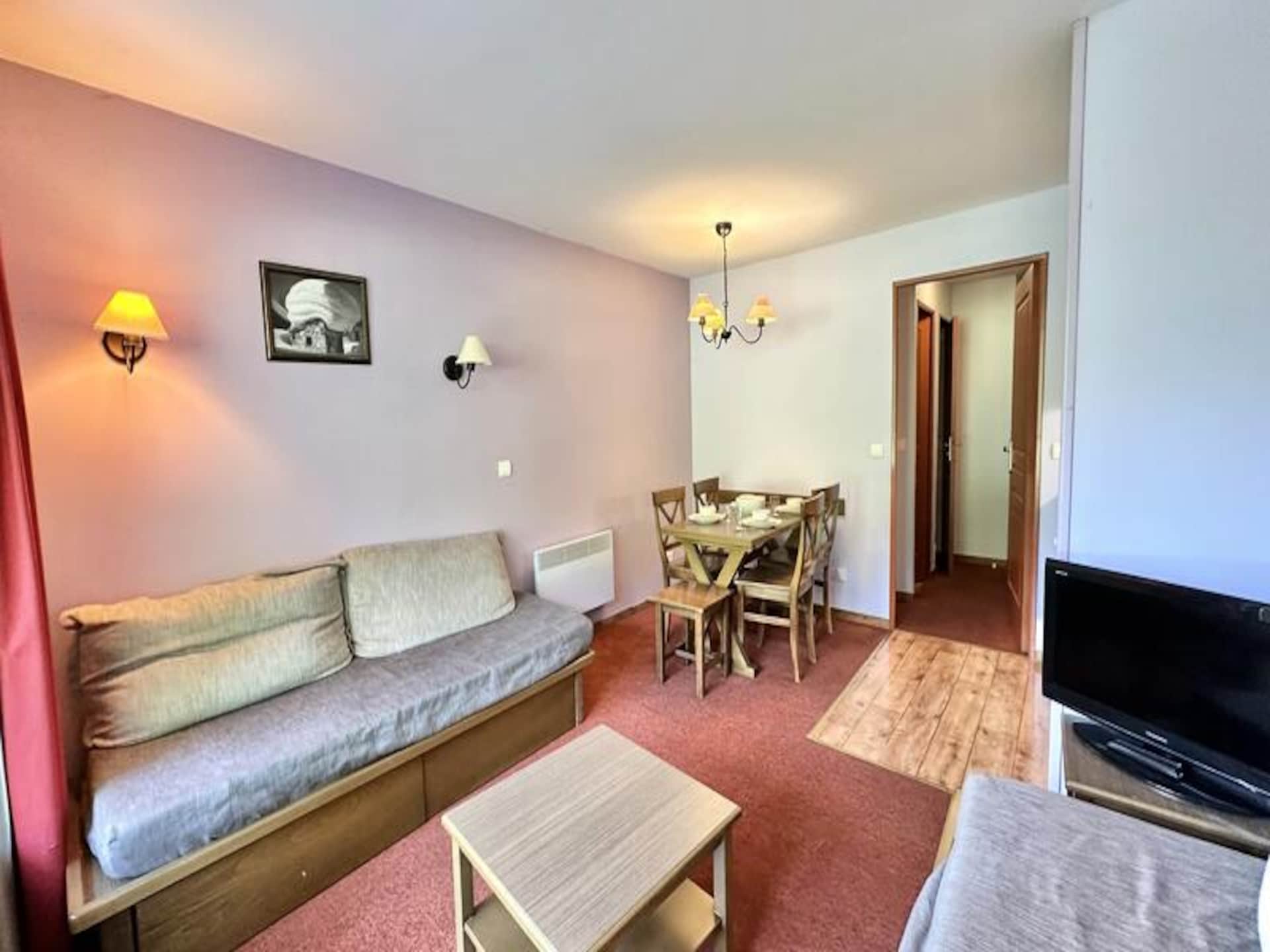 Ski-in, ski-out appartement aan de piste in Vars met verwarmd zwembad - foto 5