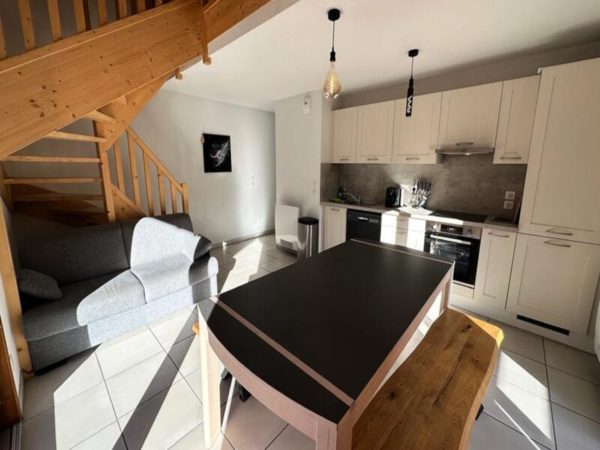 Appartement 8p aan voet pistes Sainte-Marie met terras en prachtig uitzicht - foto 14