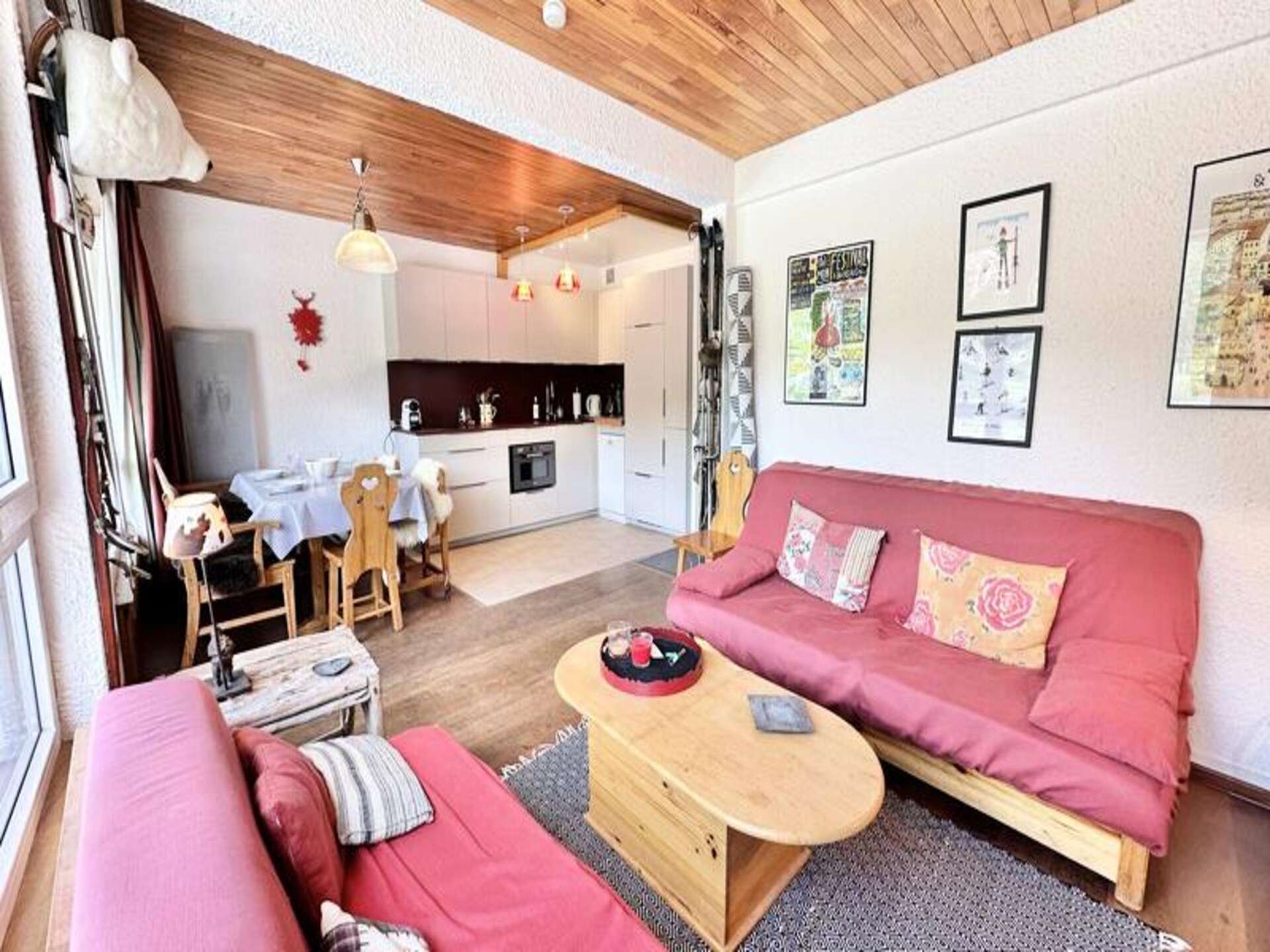 Appartement Le Panestrel: direct aan de piste in Vars met uitzicht op de bergen - foto 14
