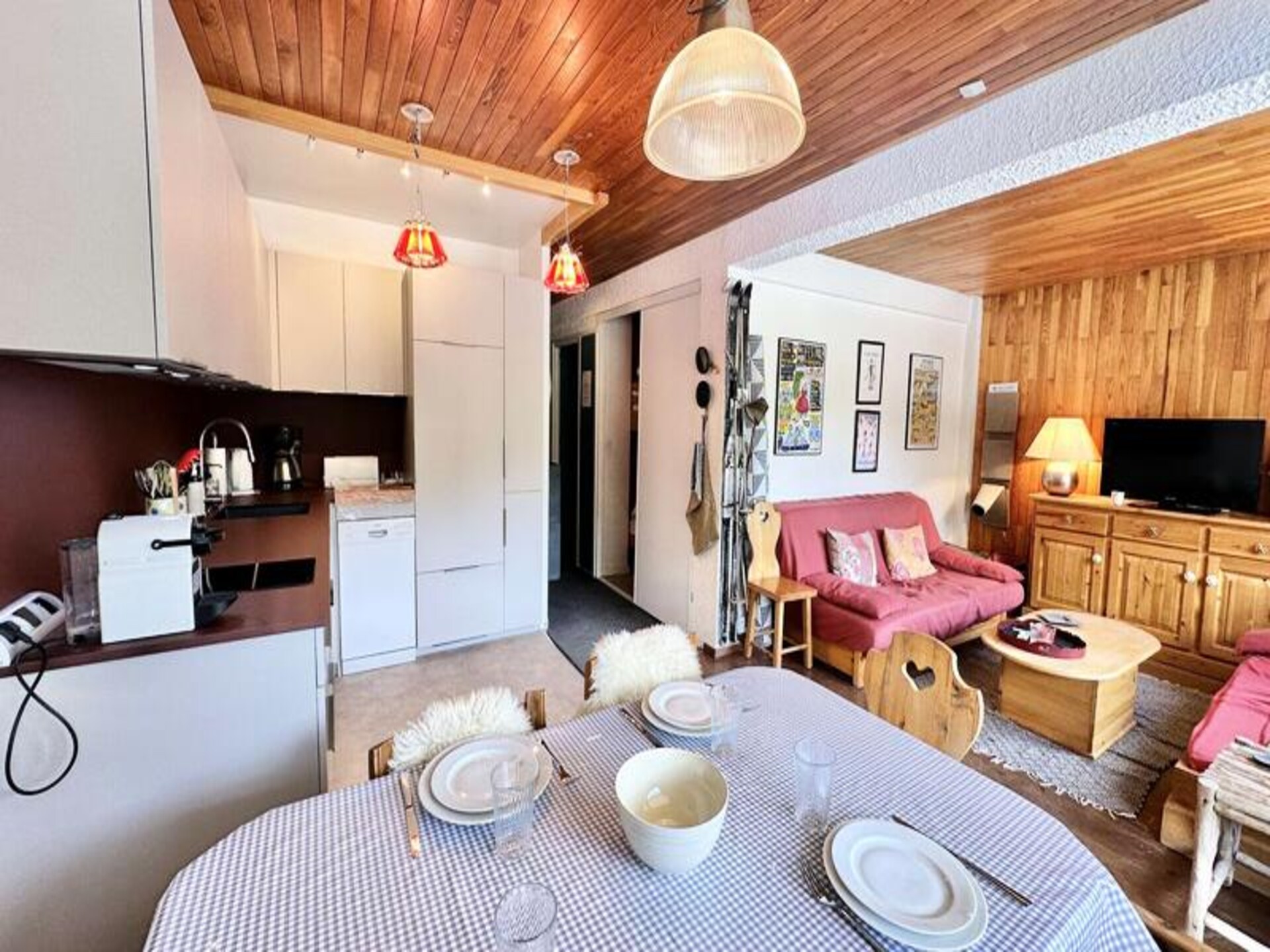 Appartement Le Panestrel: direct aan de piste in Vars met uitzicht op de bergen - foto 16