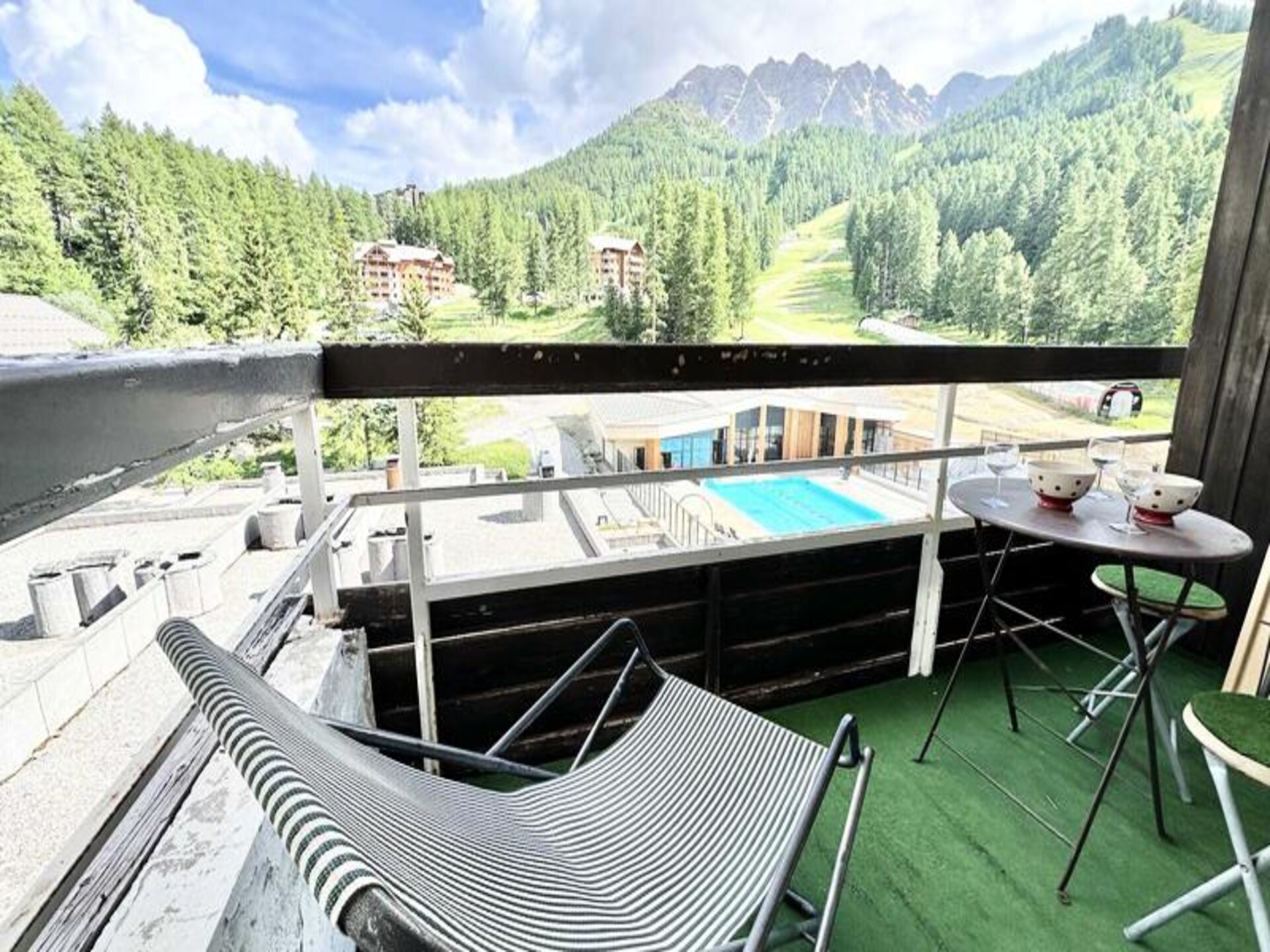 Appartement Le Panestrel: direct aan de piste in Vars met uitzicht op de bergen - foto 19