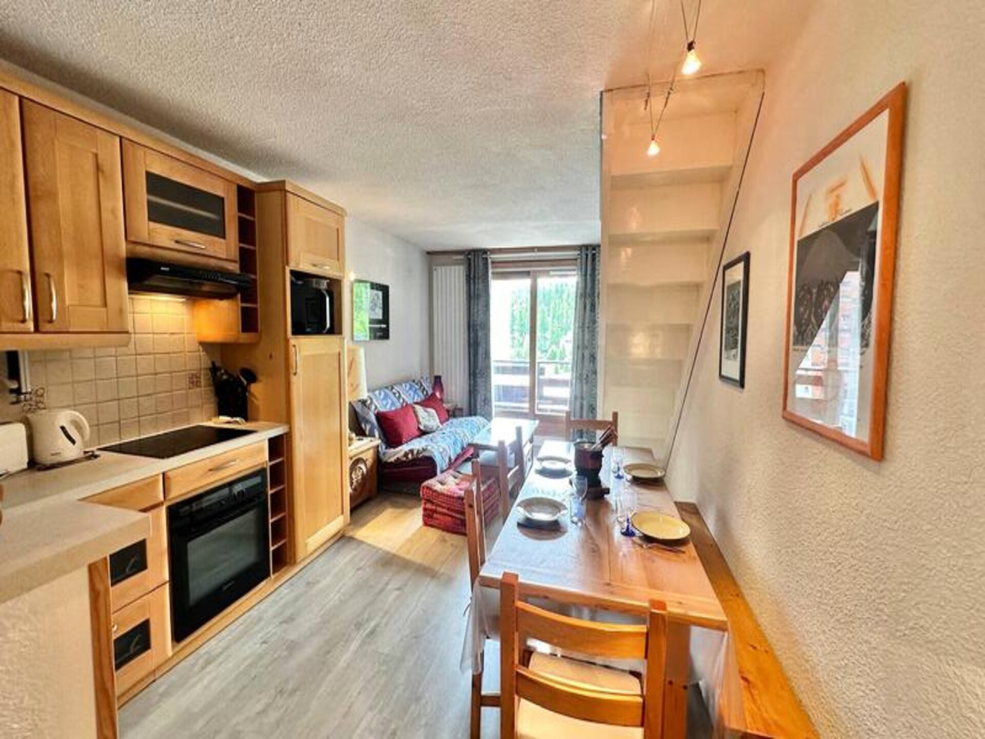Ski-in, ski-out duplexappartement in Vars met zonnig terras voor 5 personen - foto 15