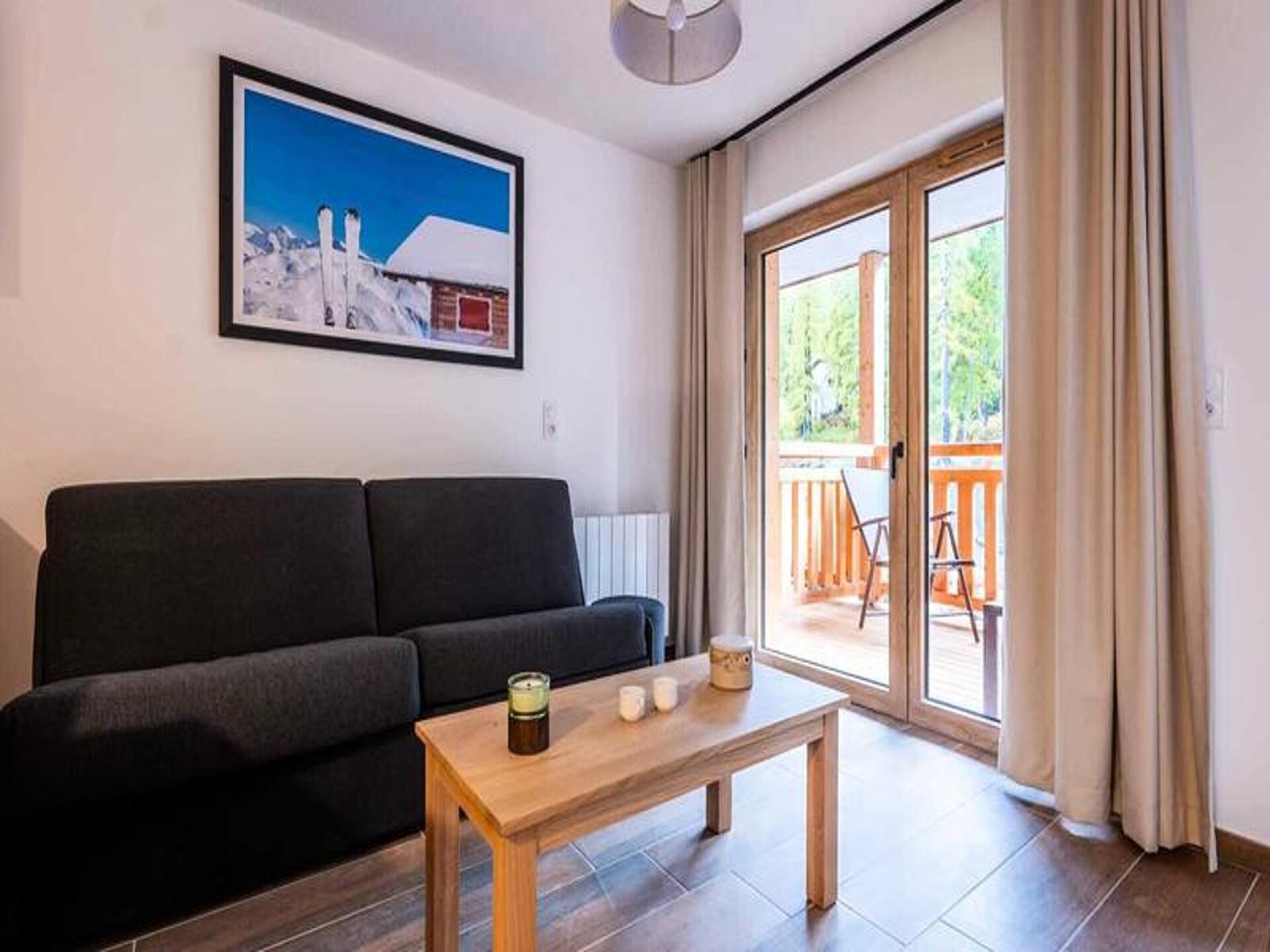 Knus appartement in Vars met balkon, vlakbij de piste - foto 11