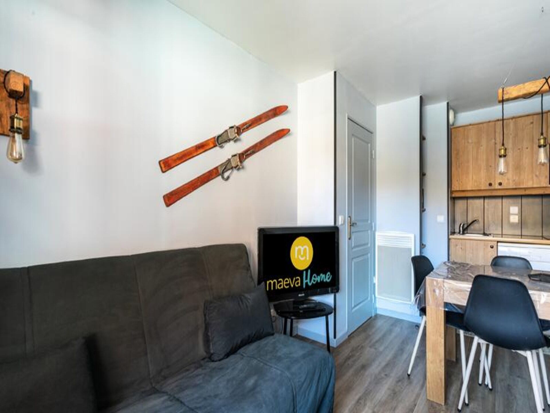 Appartement op de piste in Vars met zwembad en balkon - foto 7