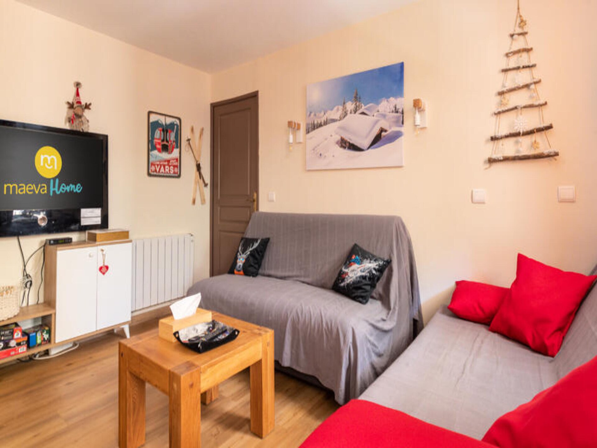 Sfeervol appartement Résidence L'Albane in Vars - foto 22