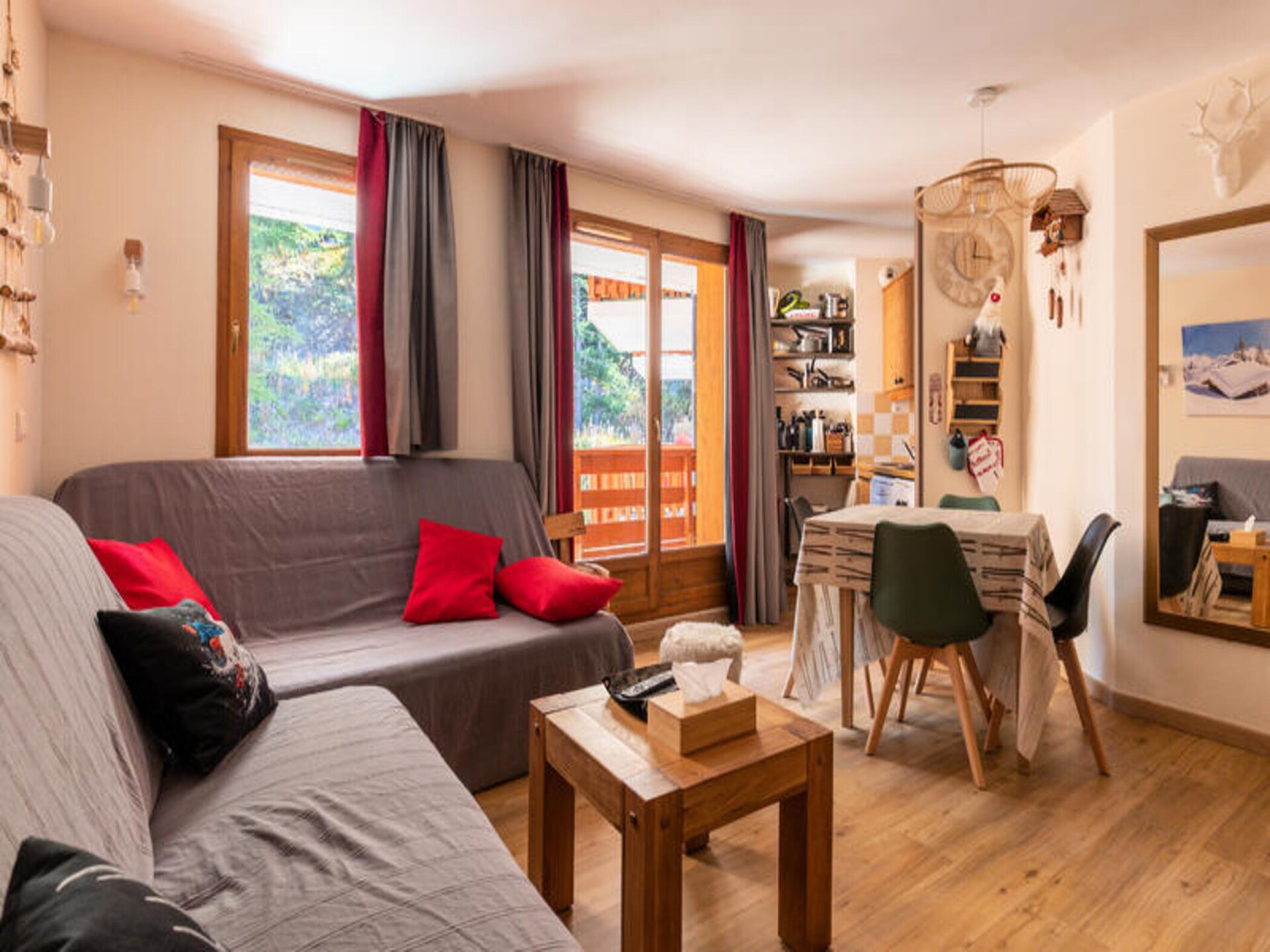 Sfeervol appartement Résidence L'Albane in Vars - foto 20
