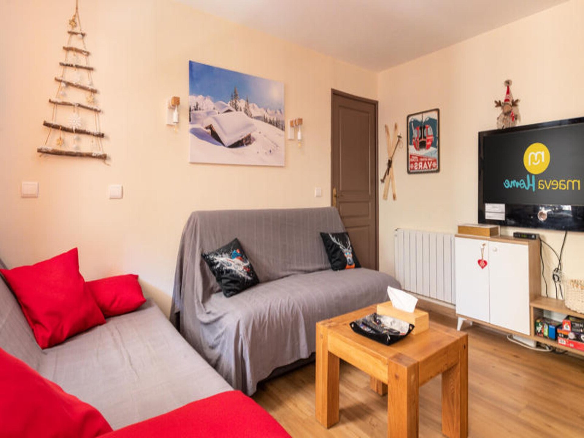Sfeervol appartement Résidence L'Albane in Vars - foto 17