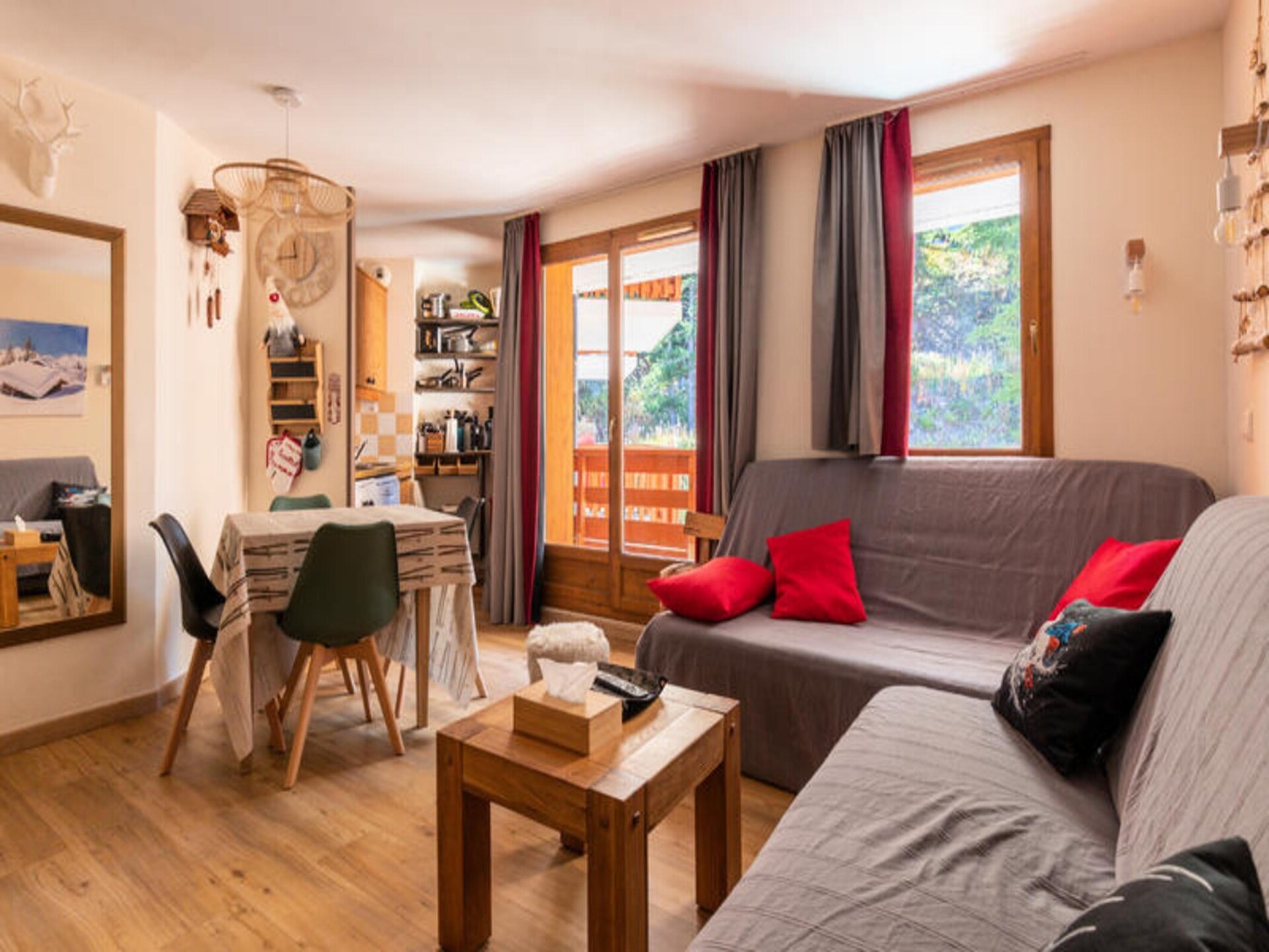Sfeervol appartement Résidence L'Albane in Vars - foto 19