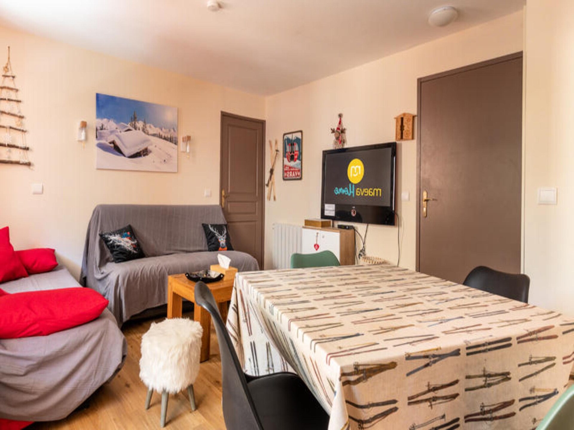Sfeervol appartement Résidence L'Albane in Vars - foto 18