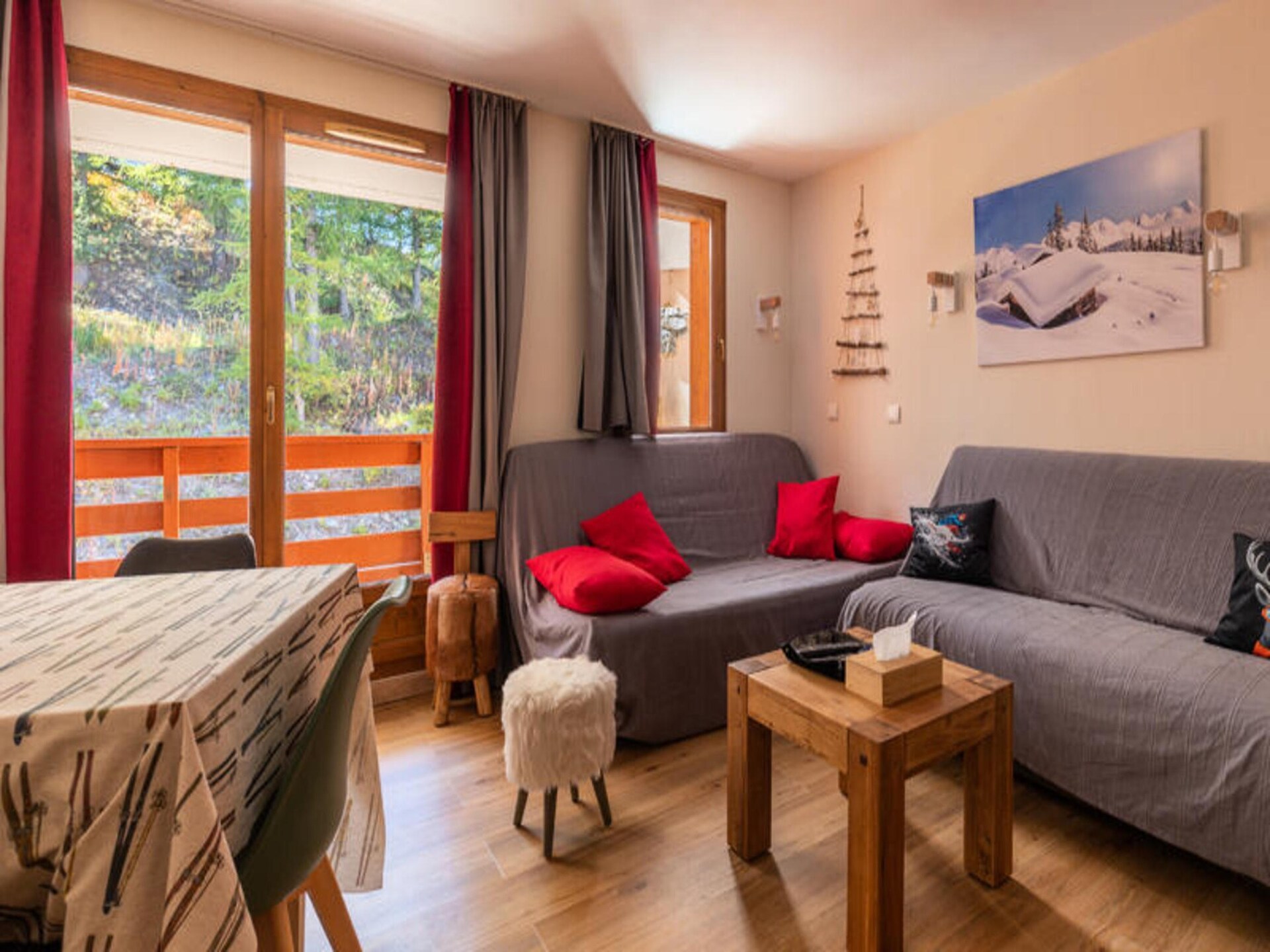 Sfeervol appartement Résidence L'Albane in Vars - foto 16