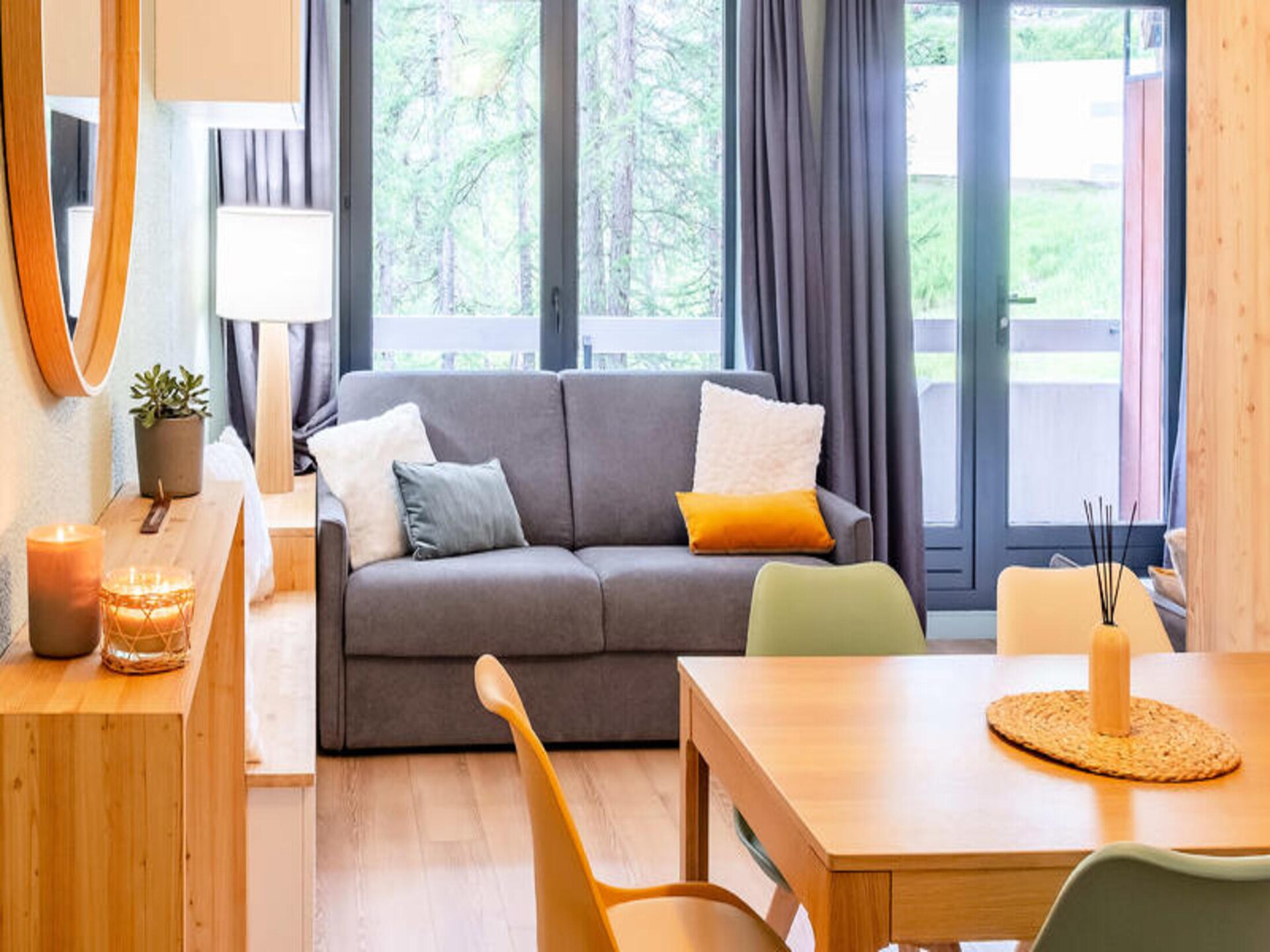Licht appartement voor 6 in Vars, met balkon en uitzicht, vlakbij de piste - foto 14