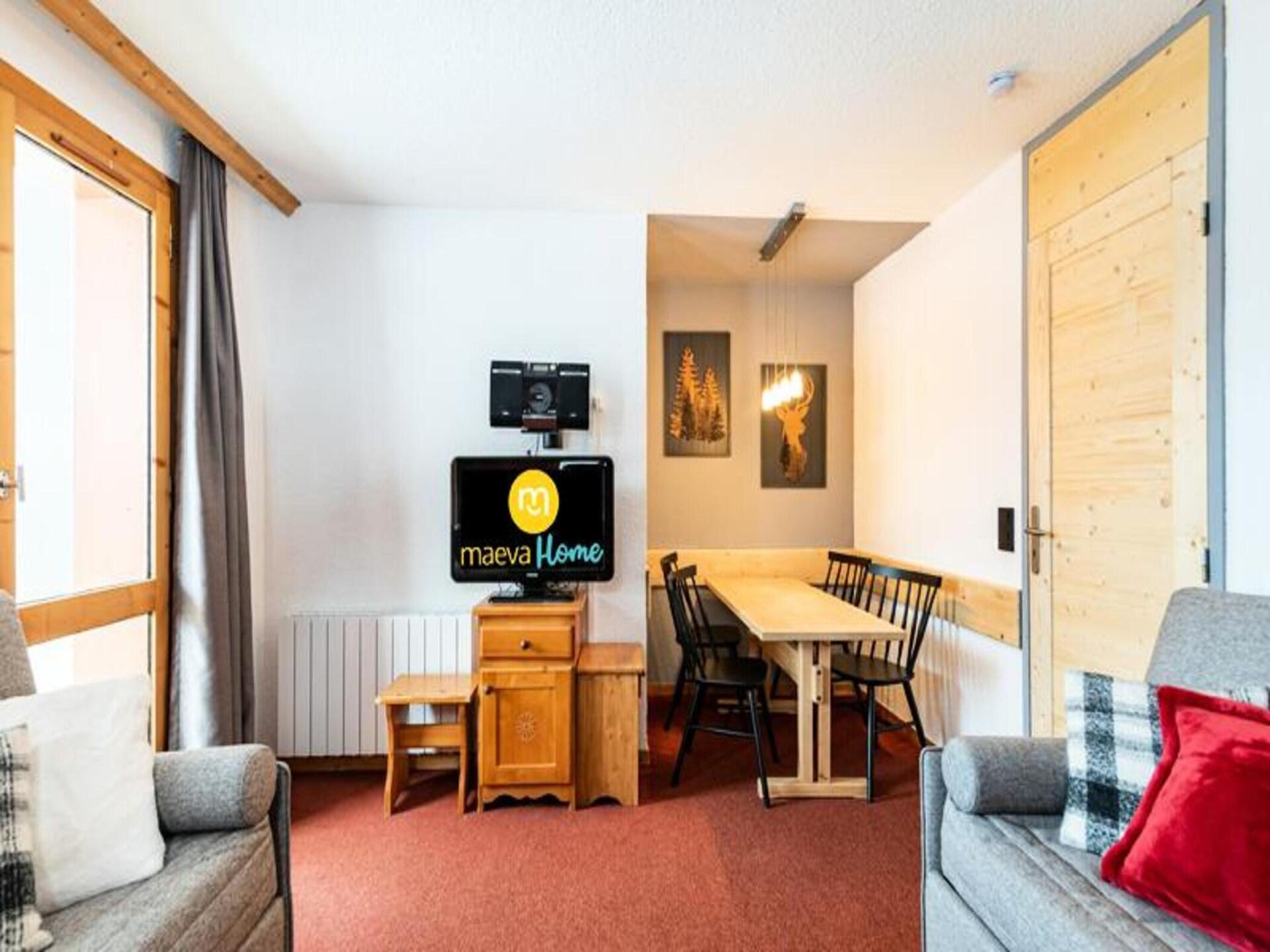 Appartement Valmorel met directe piste-toegang en balkon op het westen - foto 39