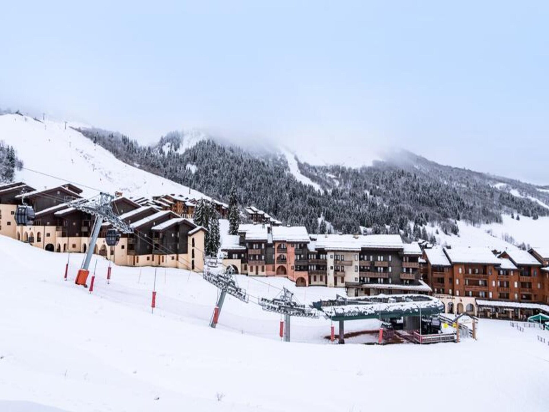 Appartement Valmorel met directe piste-toegang en balkon op het westen - foto 8