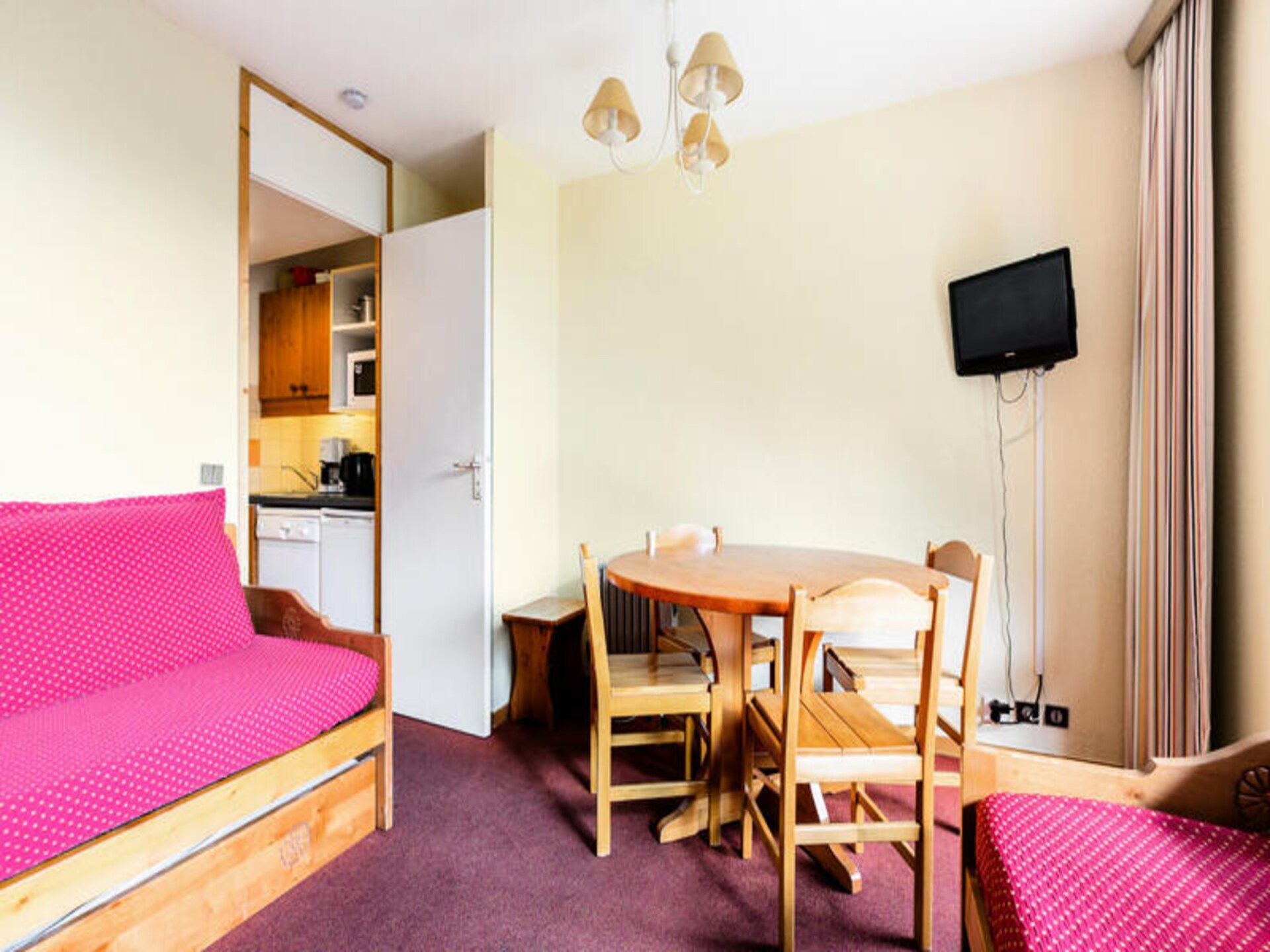 Knus appartement op de berghelling met balkon en valleizicht in Valmorel - foto 10