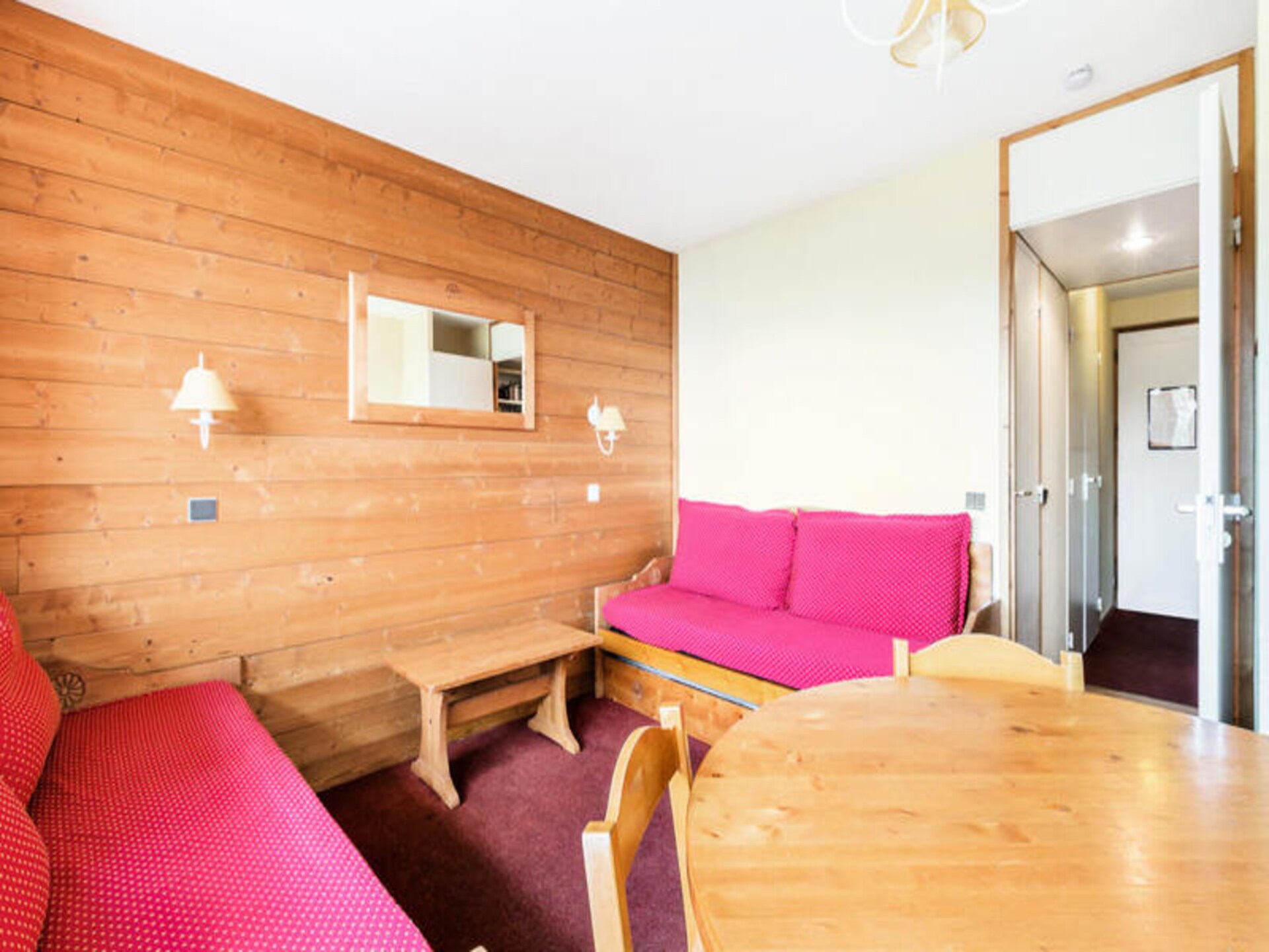 Knus appartement op de berghelling met balkon en valleizicht in Valmorel - foto 11