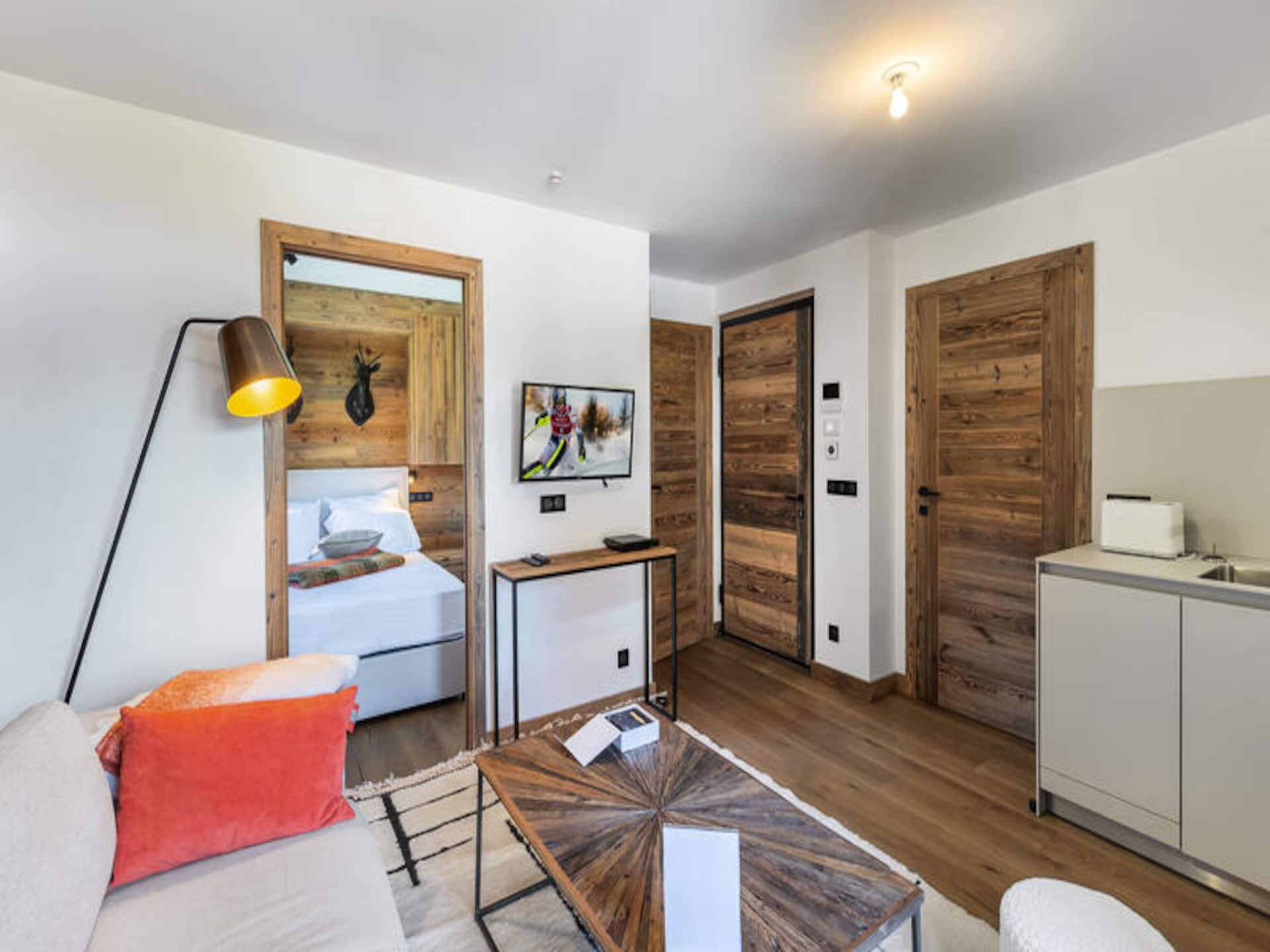 Knus appartement in Megève, vlakbij de Mont d'Arbois skilift - foto 4