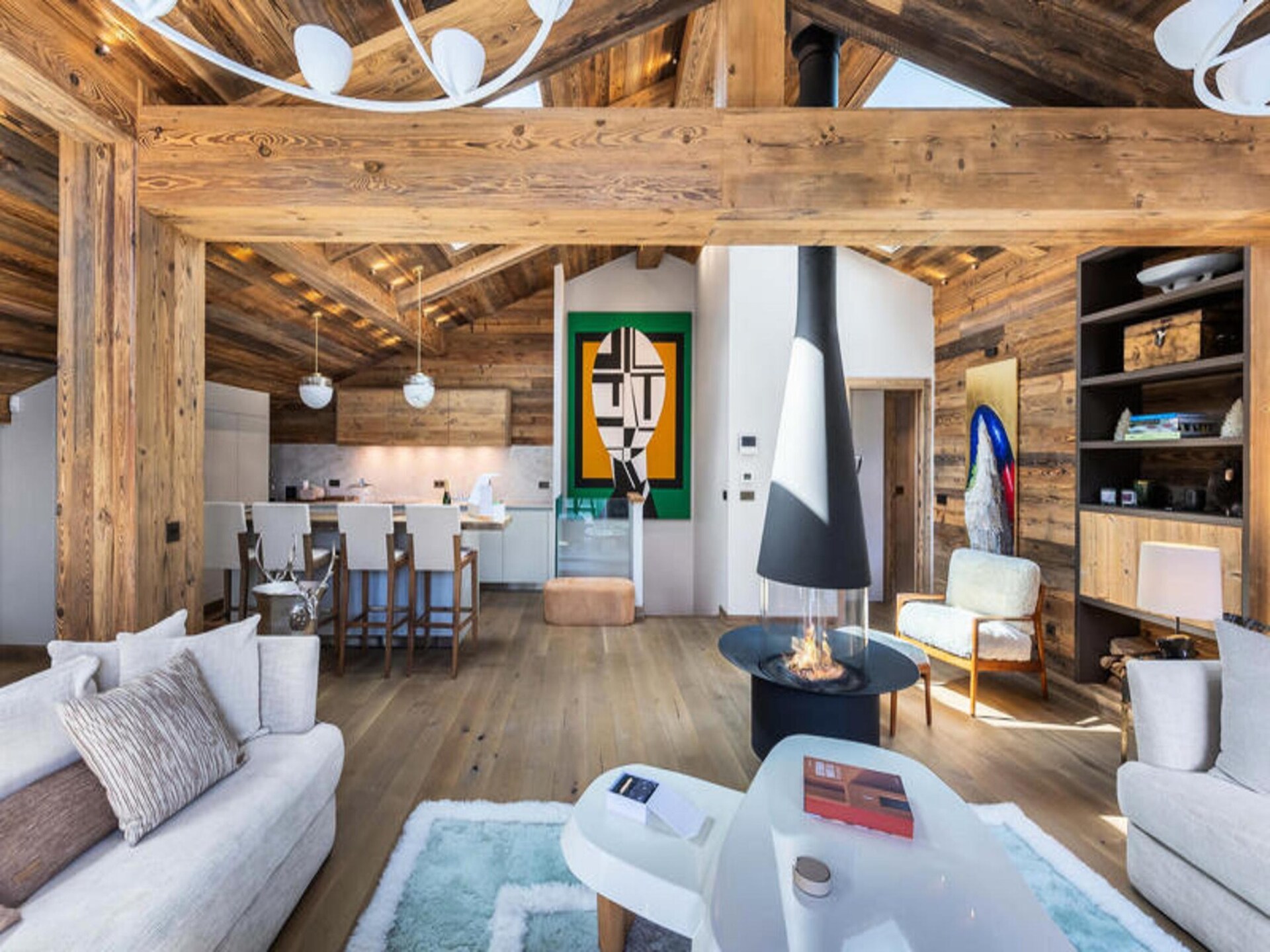 Penthouse voor 10 personen met uitzicht op de vallei in Megève - foto 22