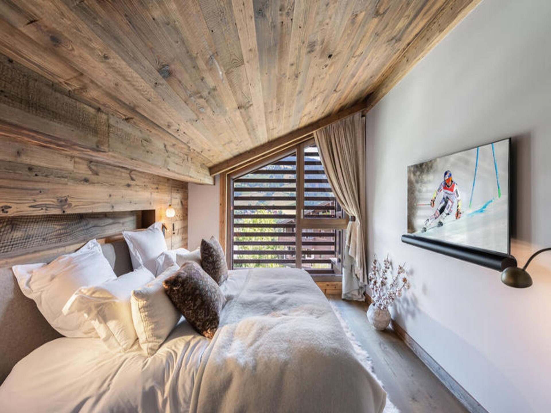Penthouse voor 10 personen met uitzicht op de vallei in Megève - foto 9