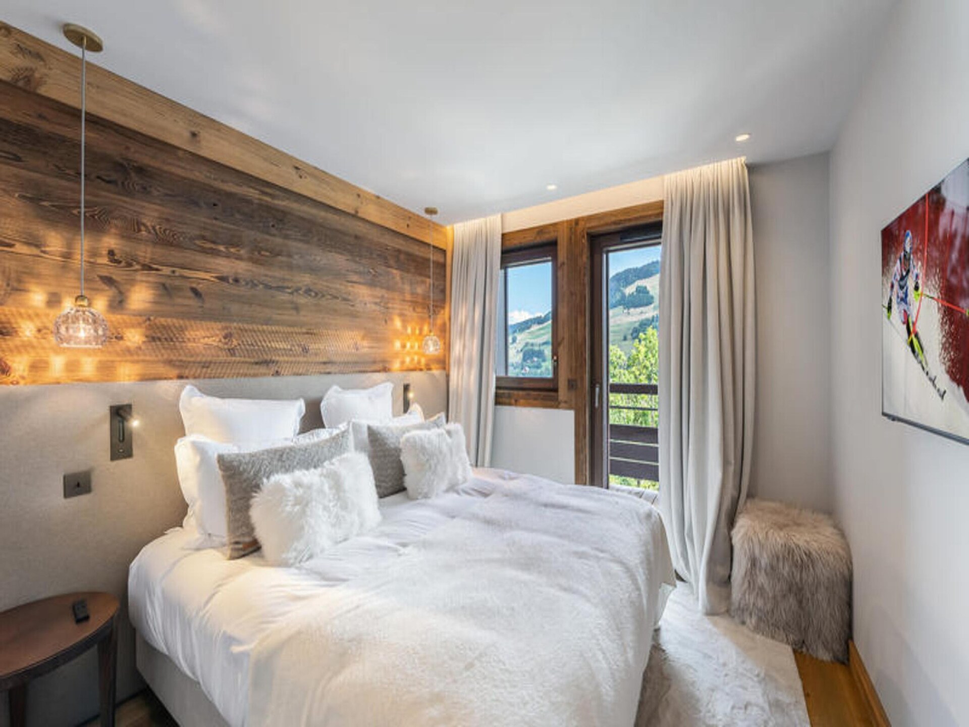 Penthouse voor 10 personen met uitzicht op de vallei in Megève - foto 30