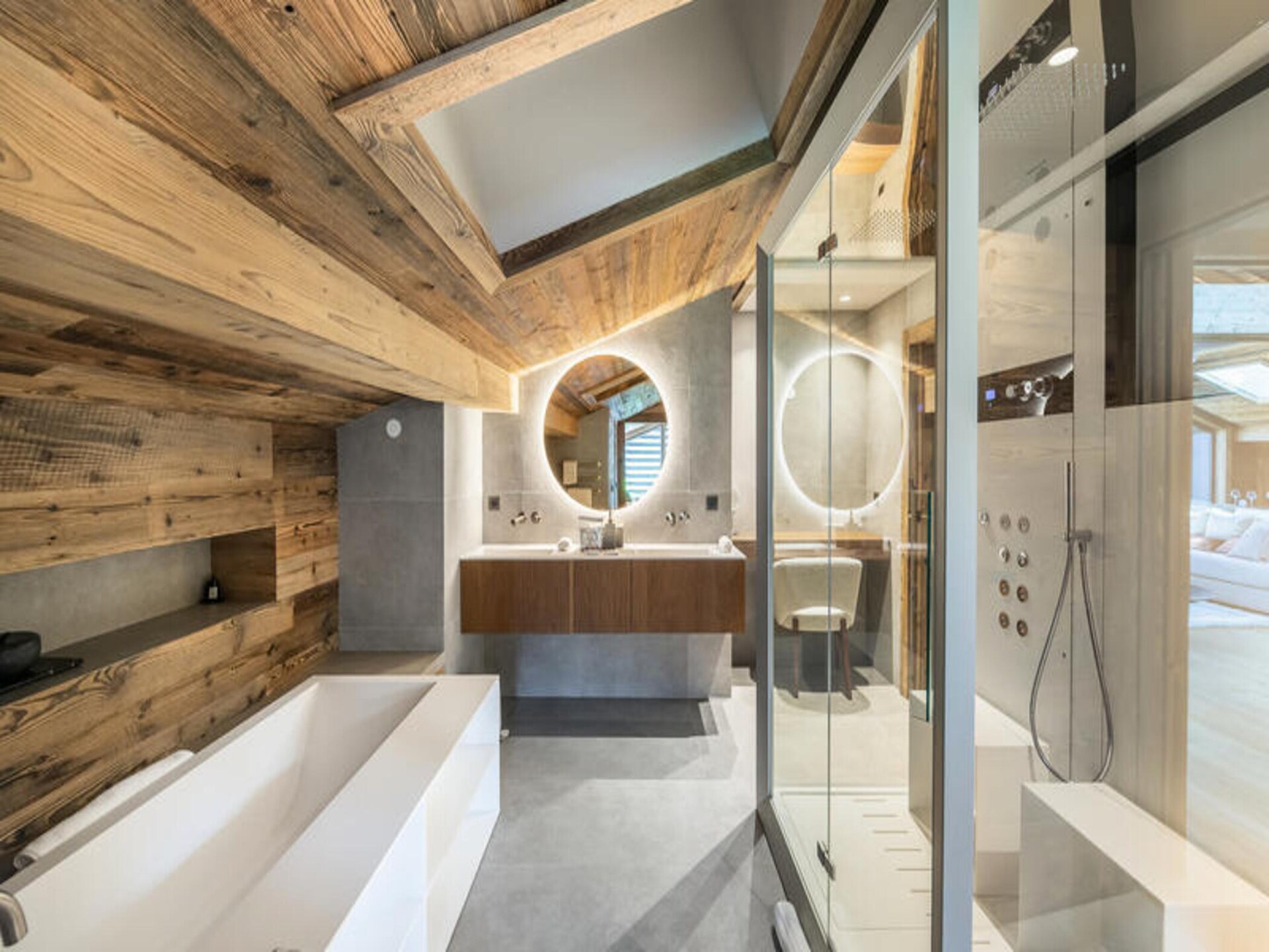 Penthouse voor 10 personen met uitzicht op de vallei in Megève - foto 20