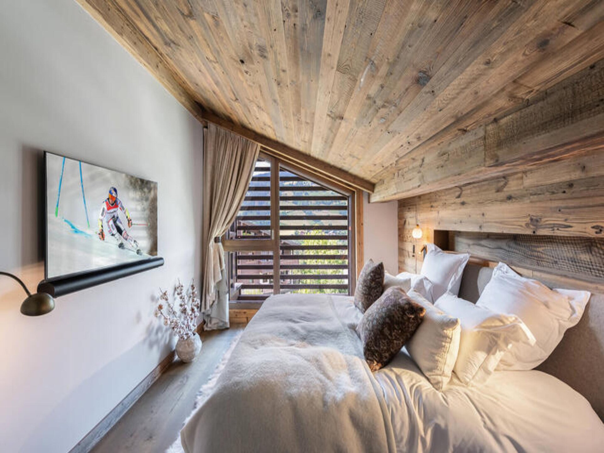 Penthouse voor 10 personen met uitzicht op de vallei in Megève - foto 10