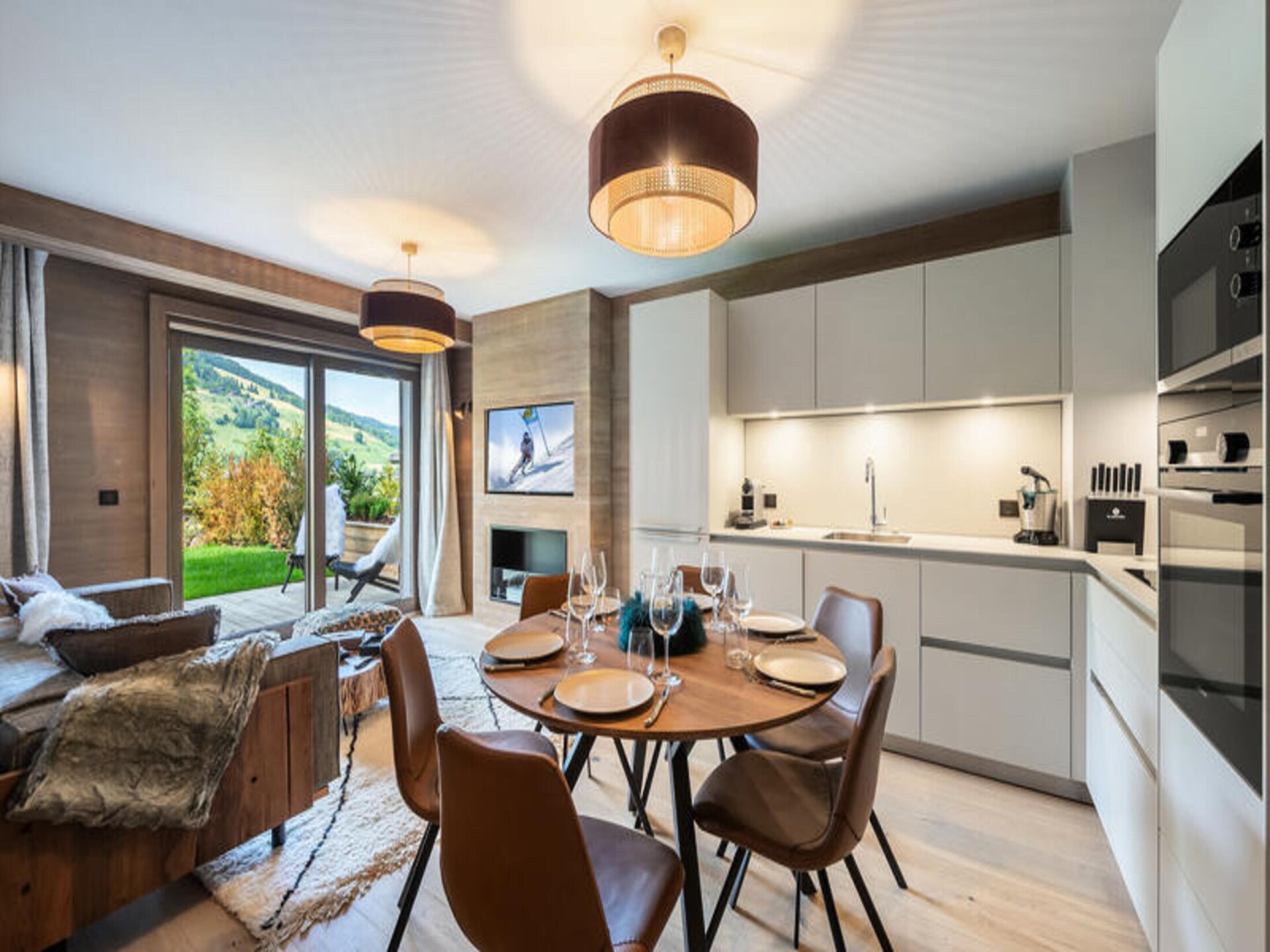 Ruim appartement in Megève met uitzicht, wellness en gratis shuttle - foto 10
