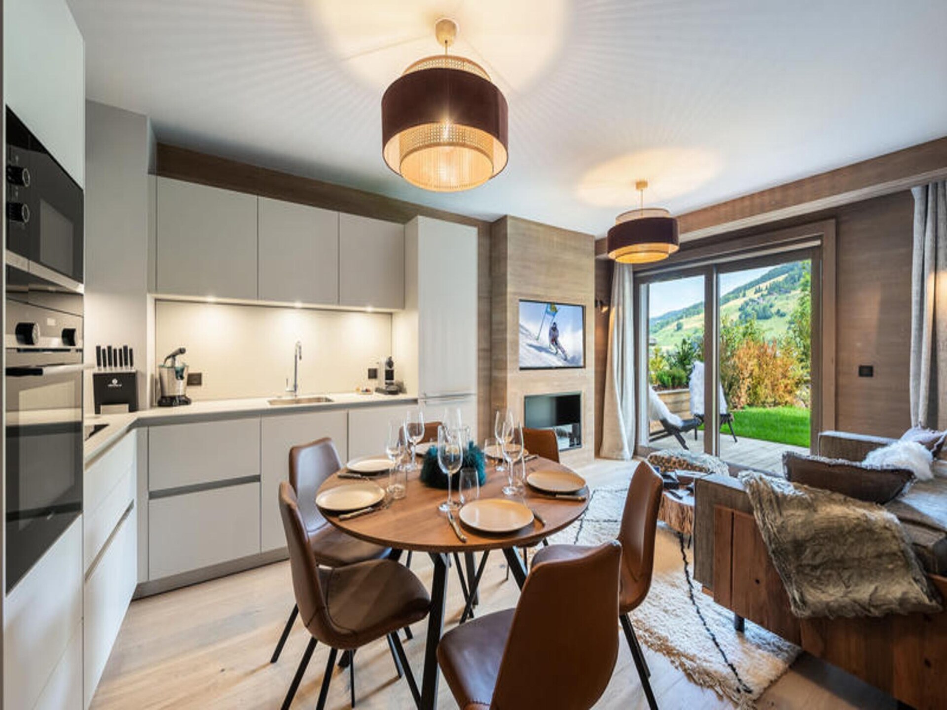 Ruim appartement in Megève met uitzicht, wellness en gratis shuttle - foto 4
