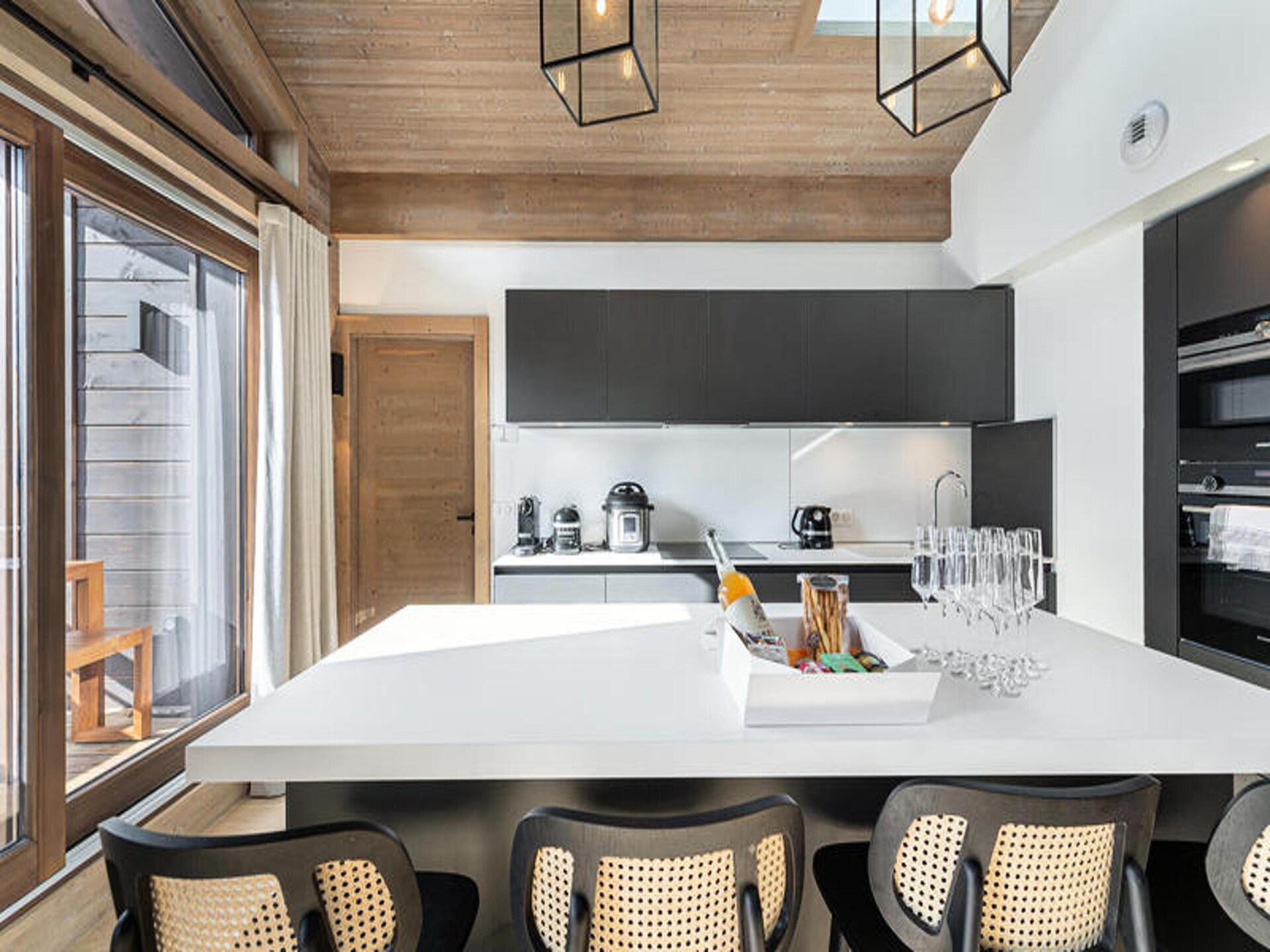 Ruim triplex appartement voor 10 personen met sauna, vlakbij de pistes van Megève - foto 20
