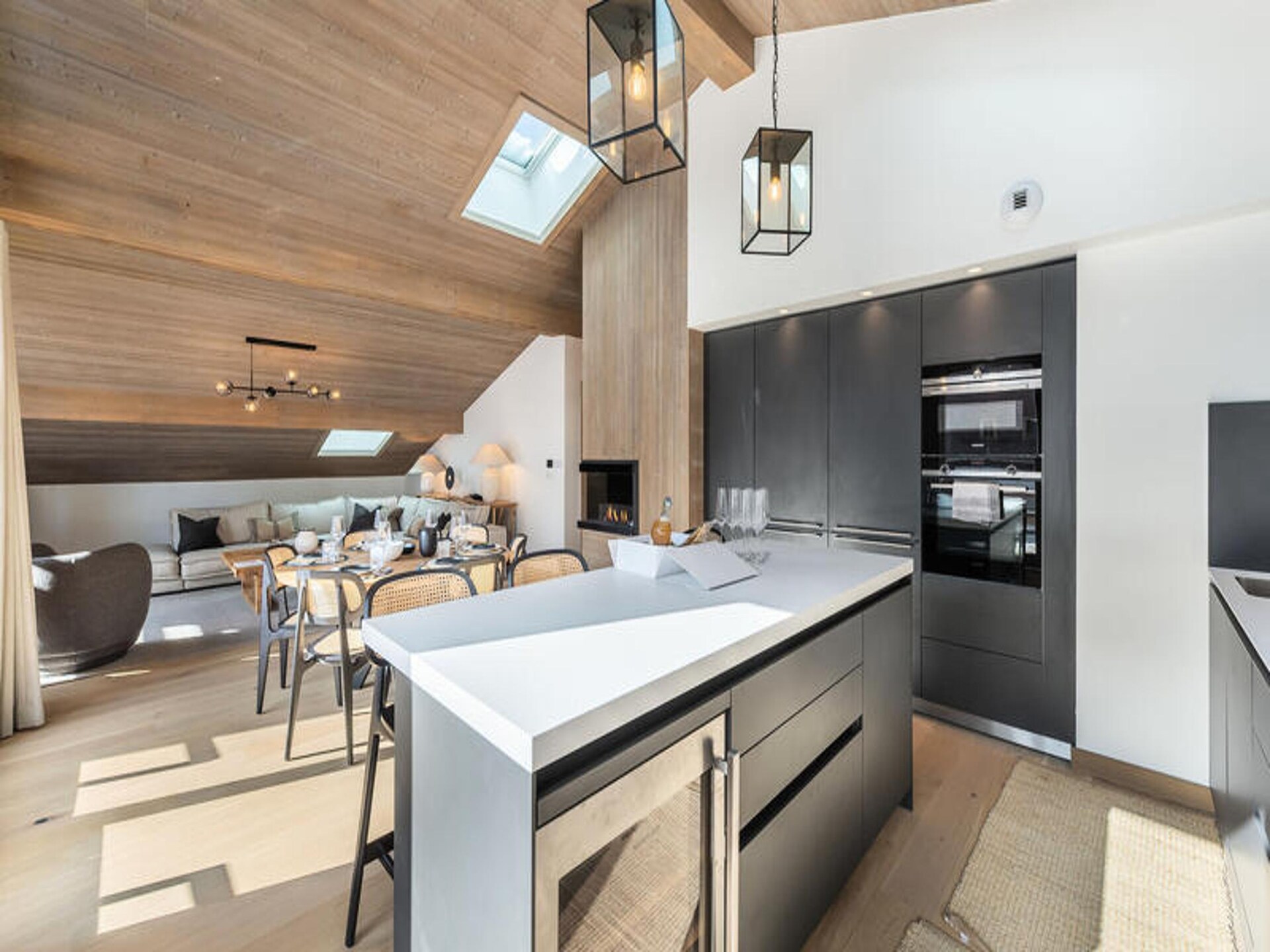 Ruim triplex appartement voor 10 personen met sauna, vlakbij de pistes van Megève - foto 29
