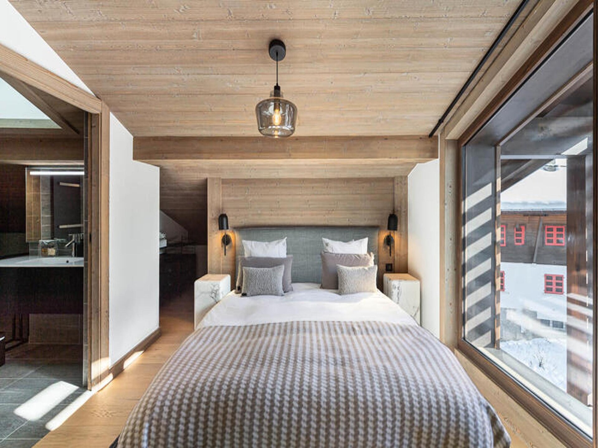 Ruim triplex appartement voor 10 personen met sauna, vlakbij de pistes van Megève - foto 24
