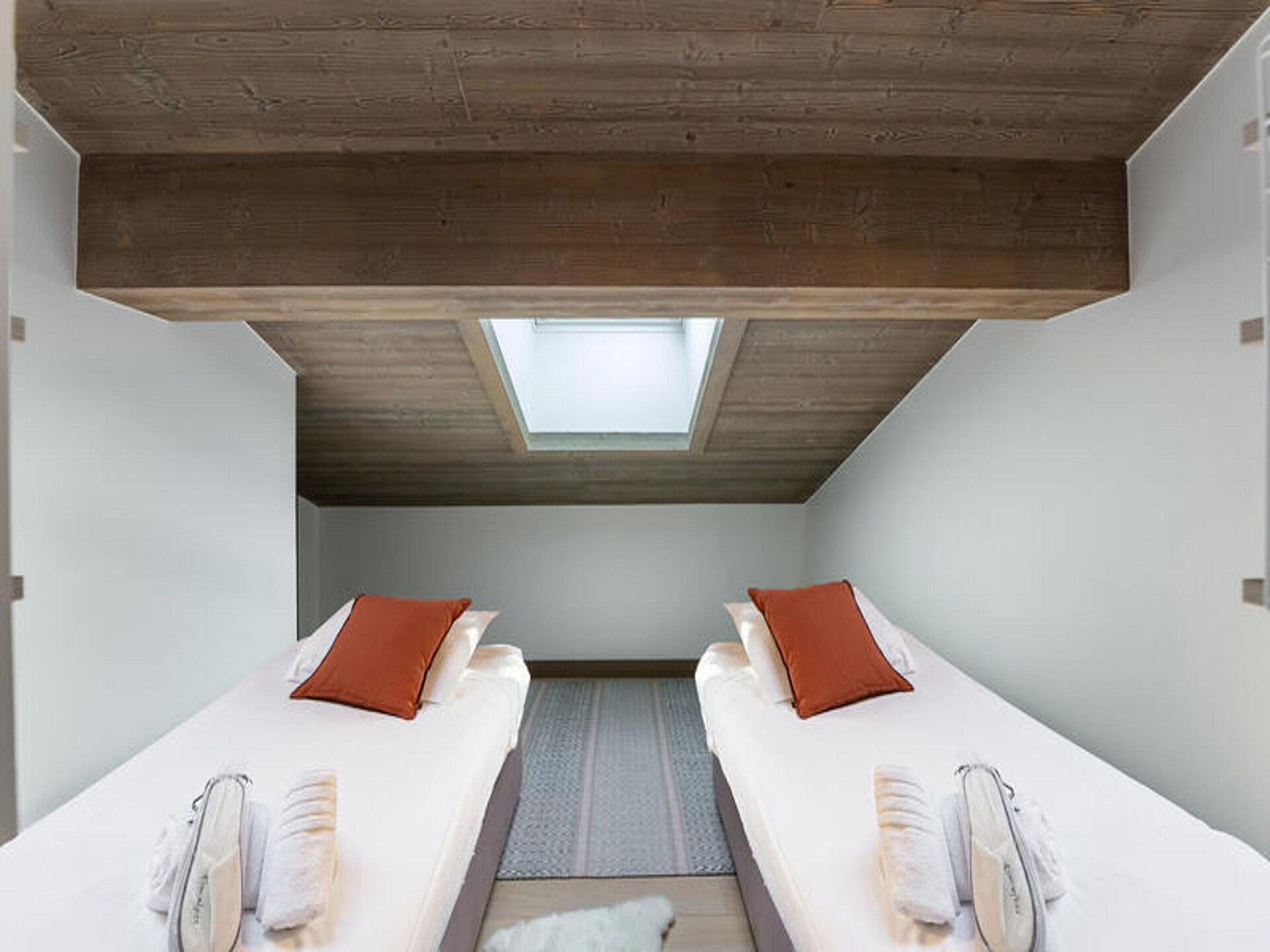 Ruim triplex appartement voor 10 personen met sauna, vlakbij de pistes van Megève - foto 12