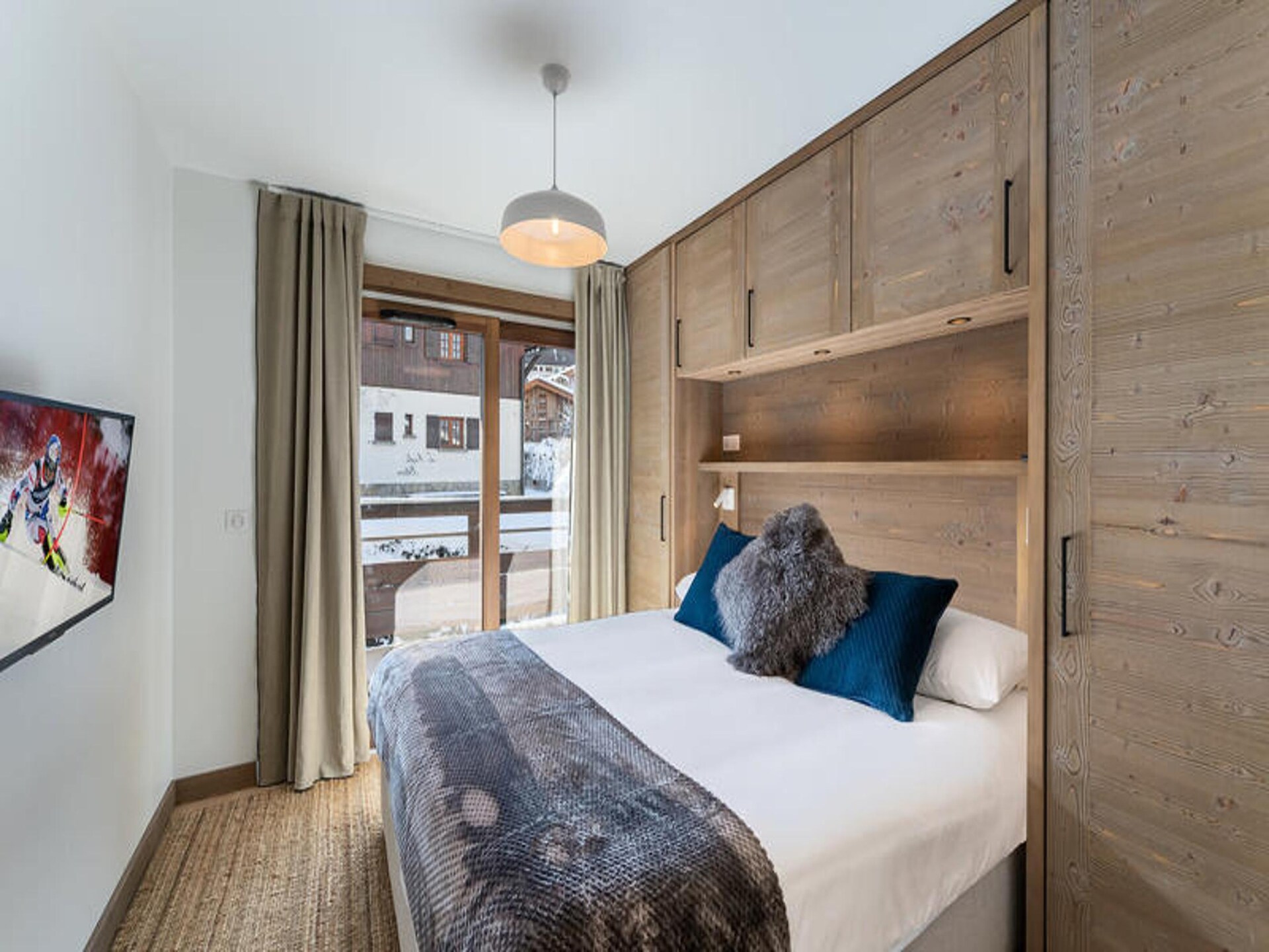 Ruim triplex appartement voor 10 personen met sauna, vlakbij de pistes van Megève - foto 22