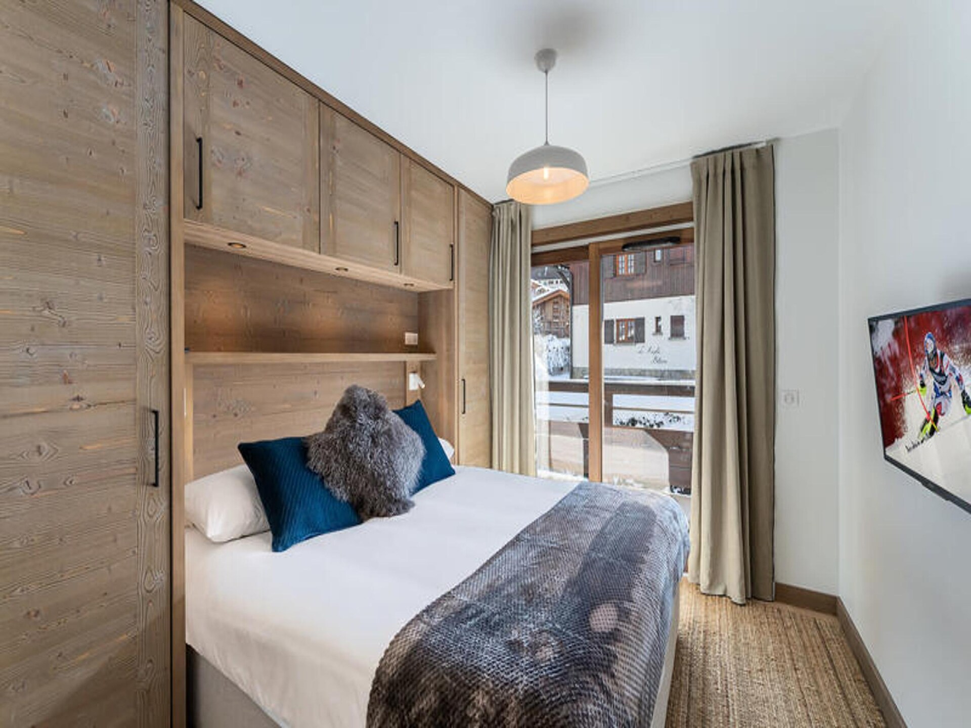 Ruim triplex appartement voor 10 personen met sauna, vlakbij de pistes van Megève - foto 7