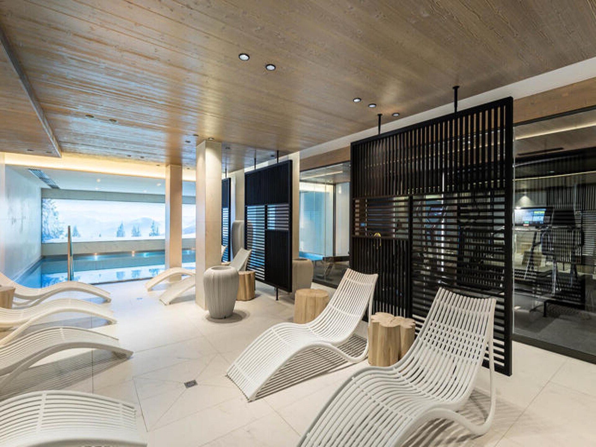 Ruim triplex appartement voor 10 personen met sauna, vlakbij de pistes van Megève - foto 11