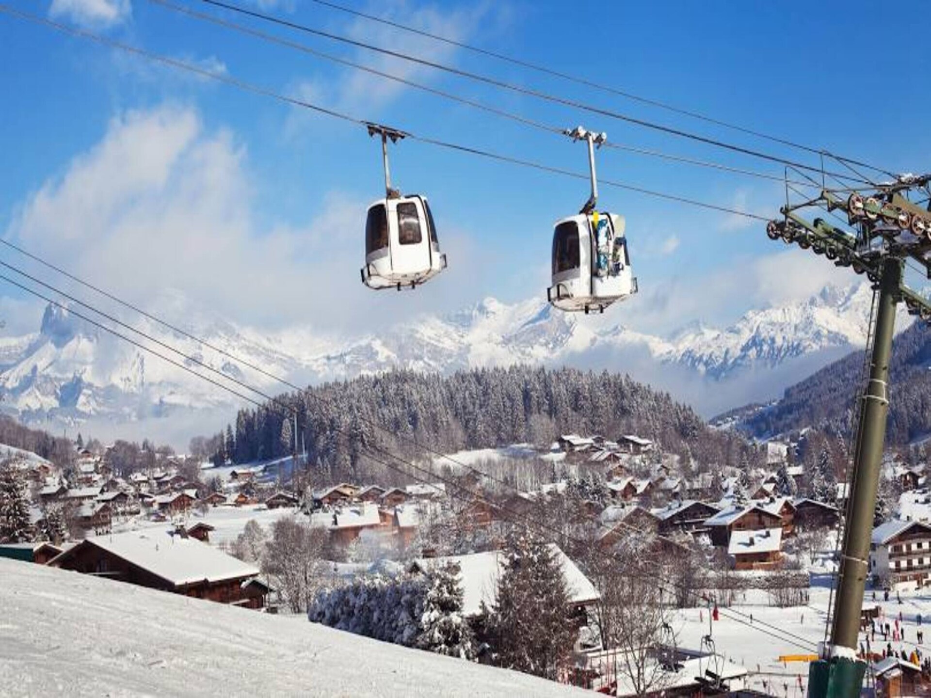 Ruim triplex appartement voor 10 personen met sauna, vlakbij de pistes van Megève - foto 16