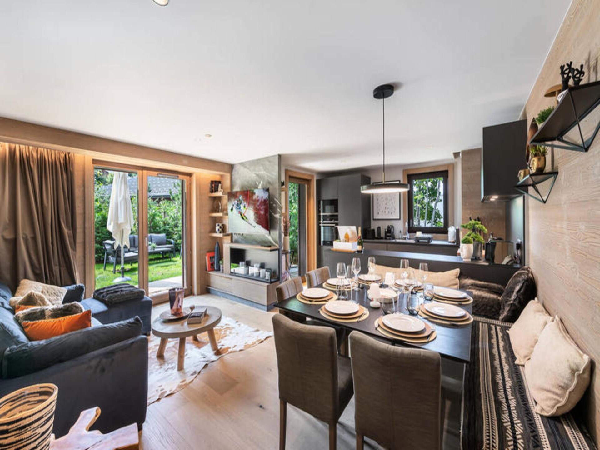 Luxe appartement 87m² met tuin, wellness & zwembad nabij Megève centrum - foto 13