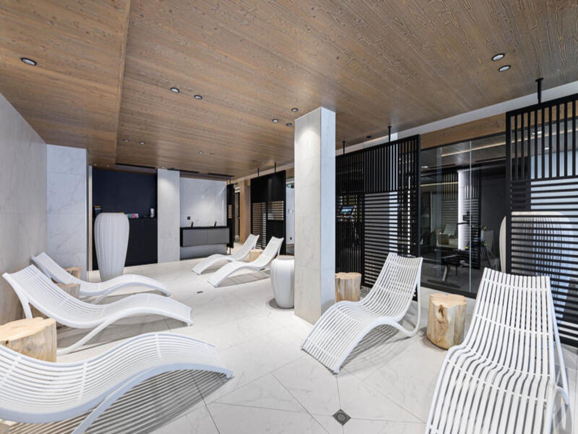 Luxe appartement 87m² met tuin, wellness & zwembad nabij Megève centrum - foto 32