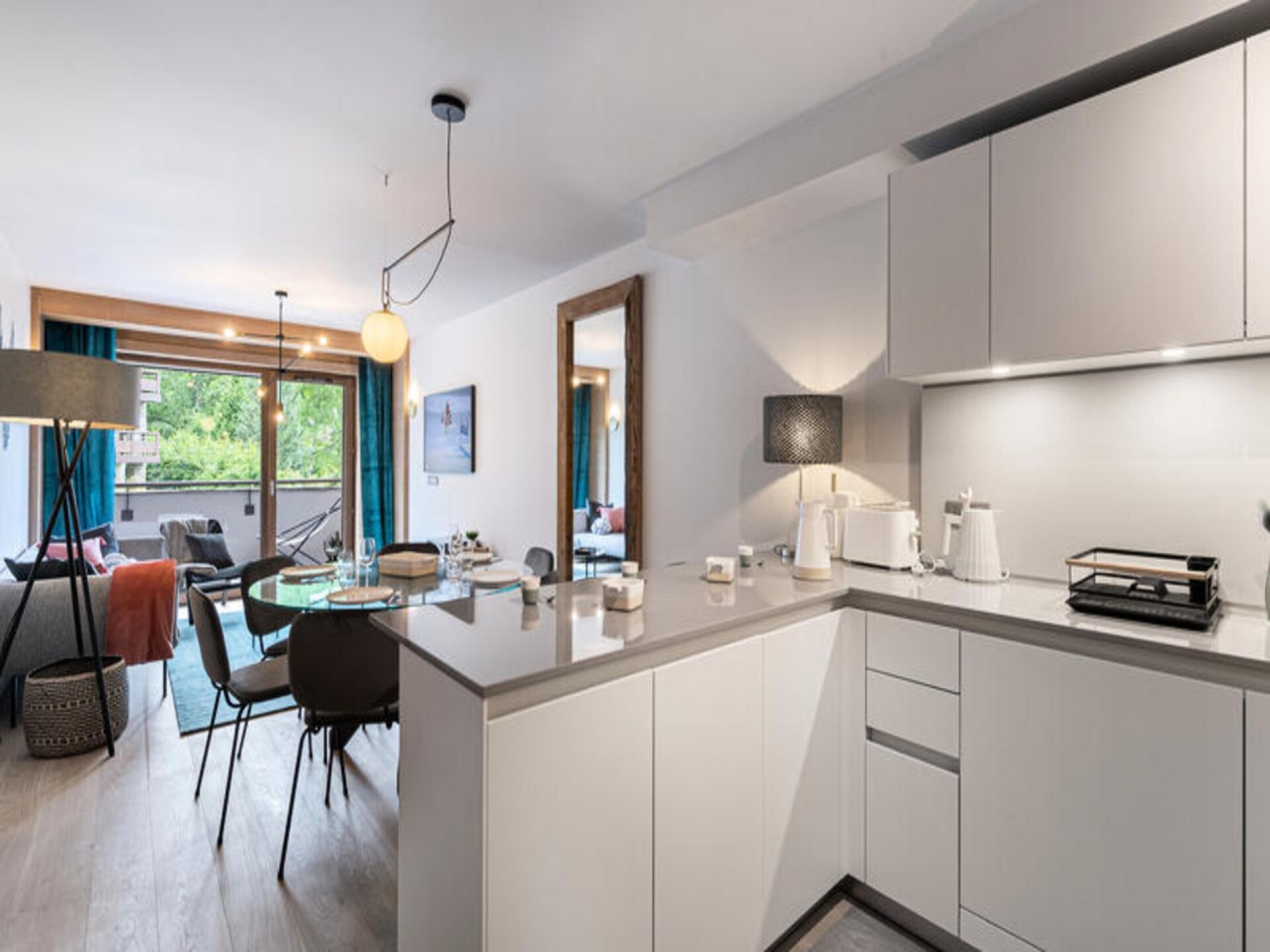 Modern appartement in Megève met uitzicht op de Mont-Blanc en wellness - foto 8