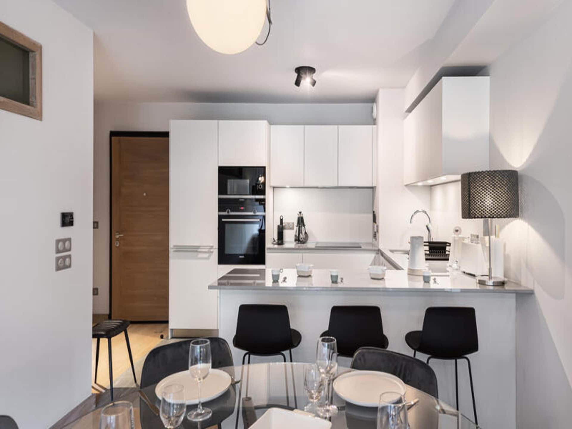 Modern appartement in Megève met uitzicht op de Mont-Blanc en wellness - foto 10