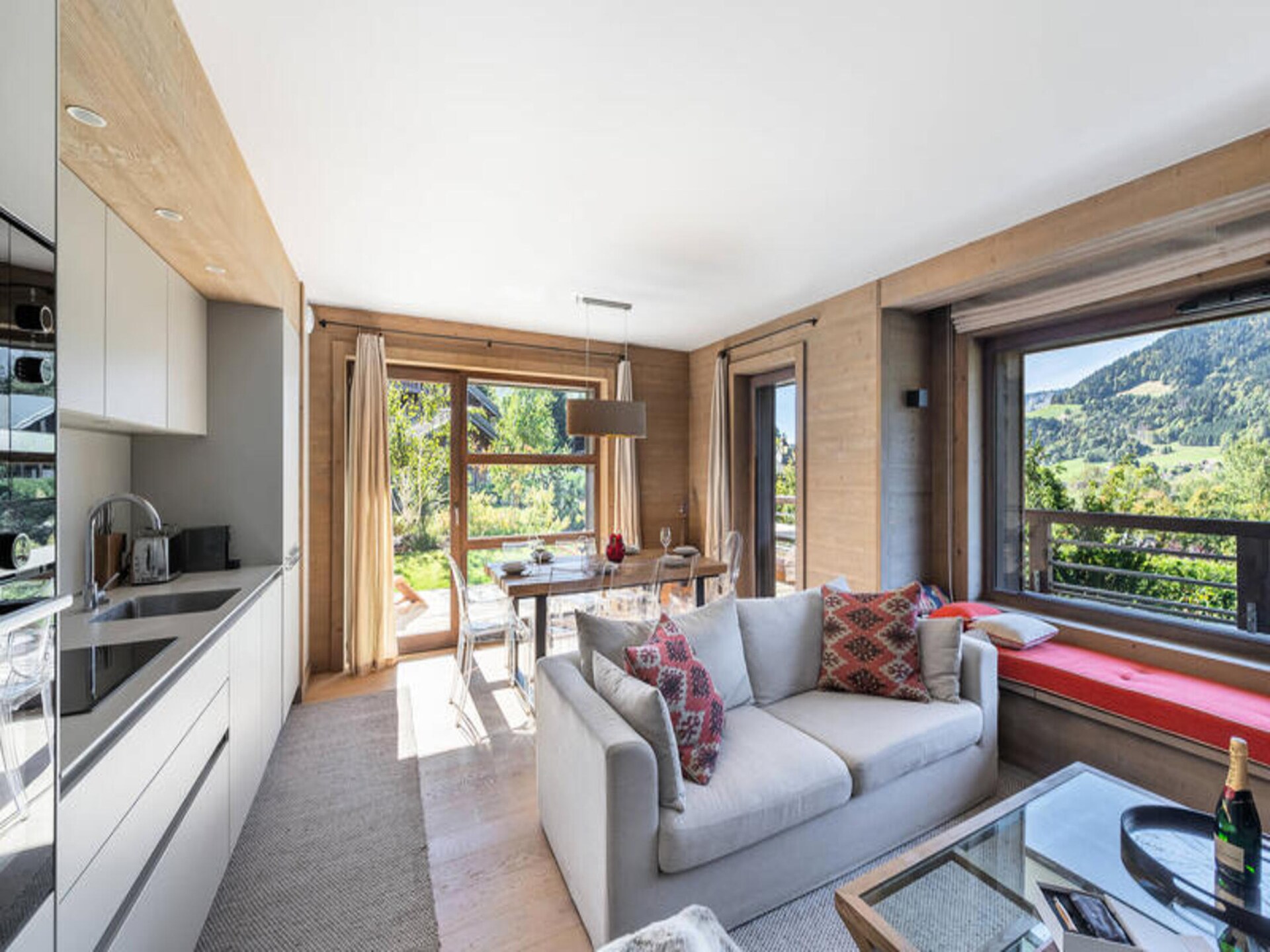 Luxe appartement Résidence Stallion C in Megève met wellness en ski-inn - foto 8