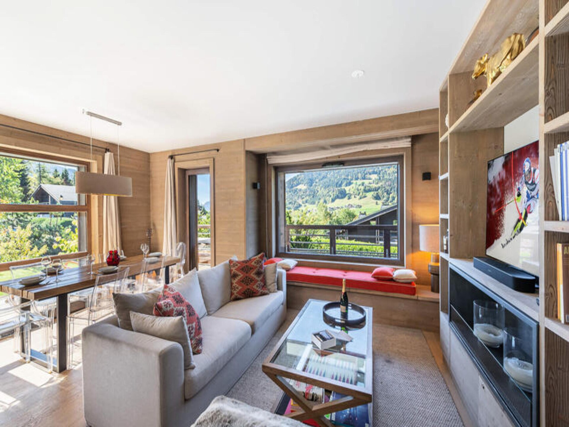 Luxe appartement Résidence Stallion C in Megève met wellness en ski-inn - foto 21
