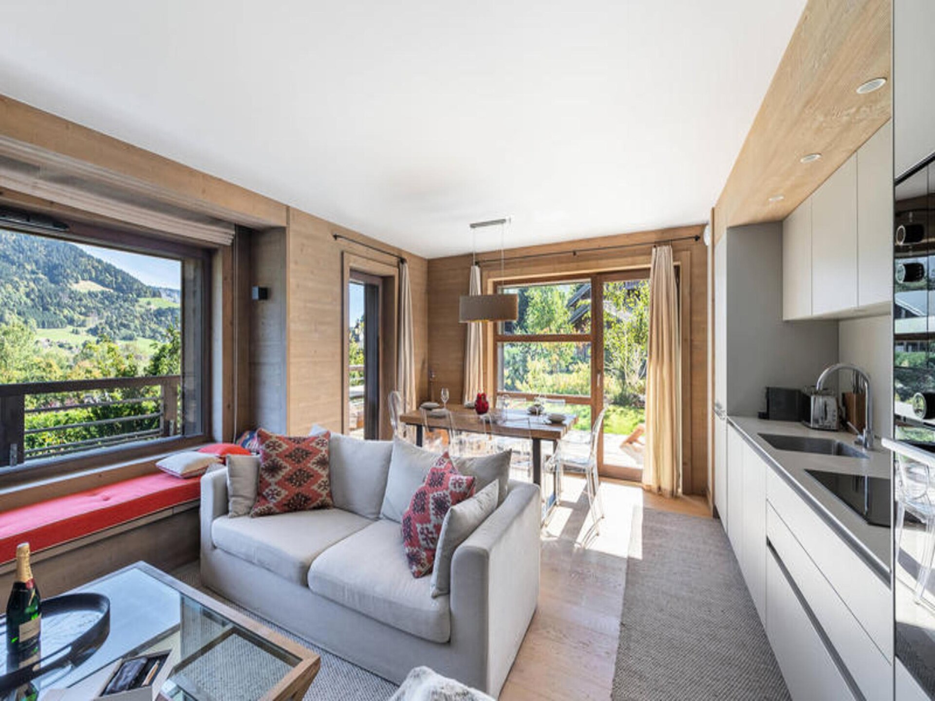 Luxe appartement Résidence Stallion C in Megève met wellness en ski-inn - foto 9