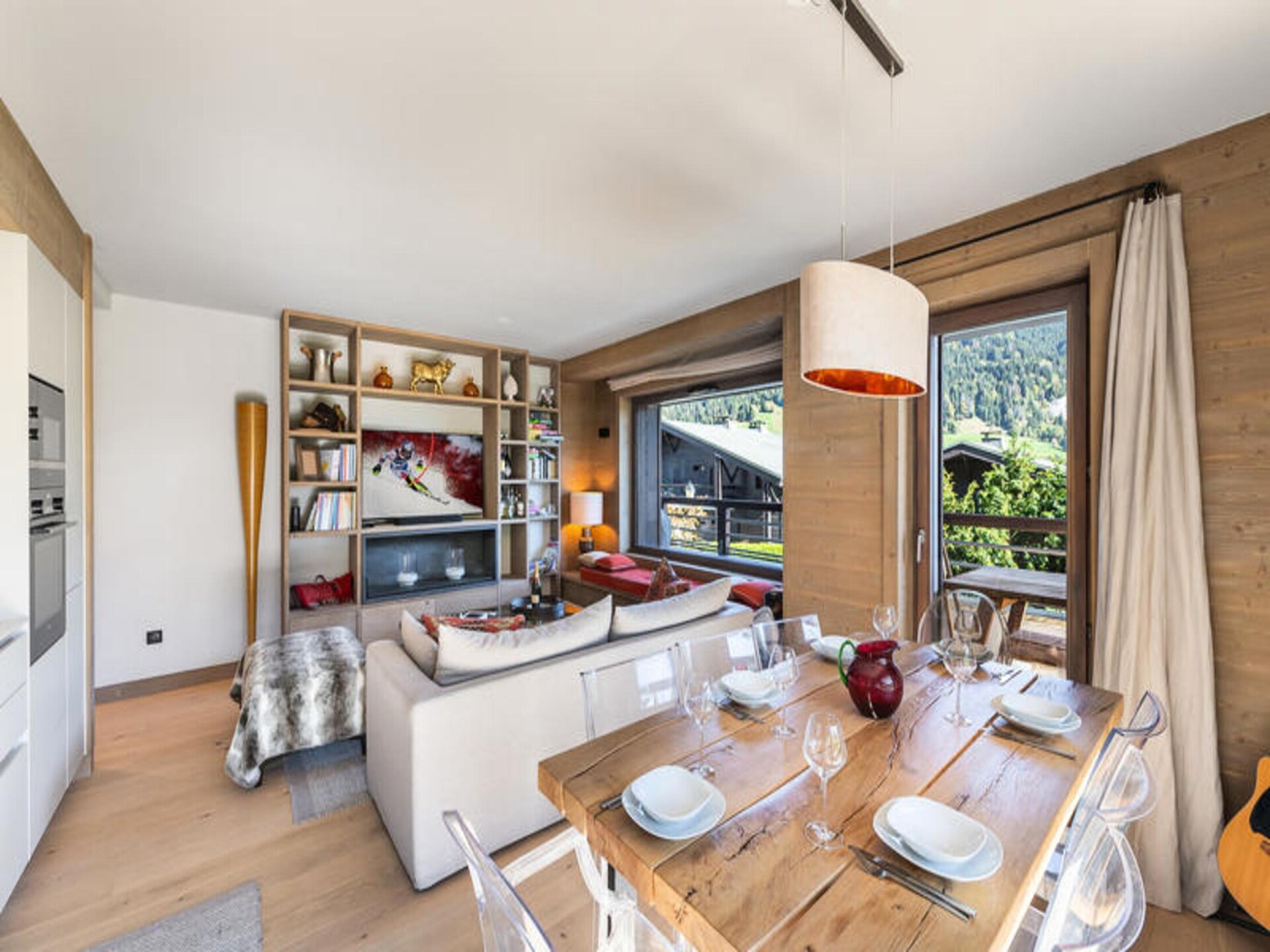 Luxe appartement Résidence Stallion C in Megève met wellness en ski-inn - foto 24