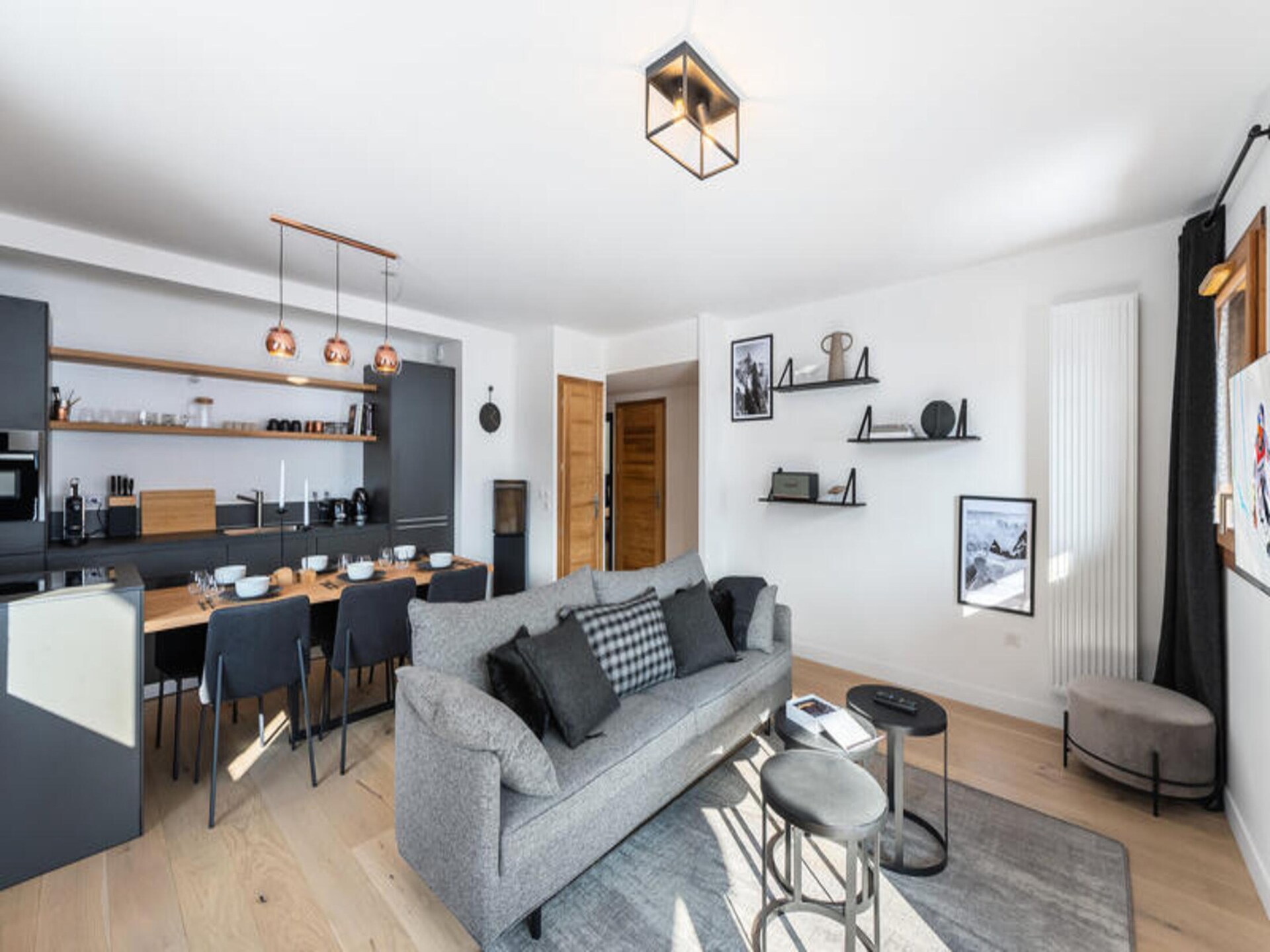 Licht appartement op zonnige heuvel met uitzicht op Rochebrune - foto 8