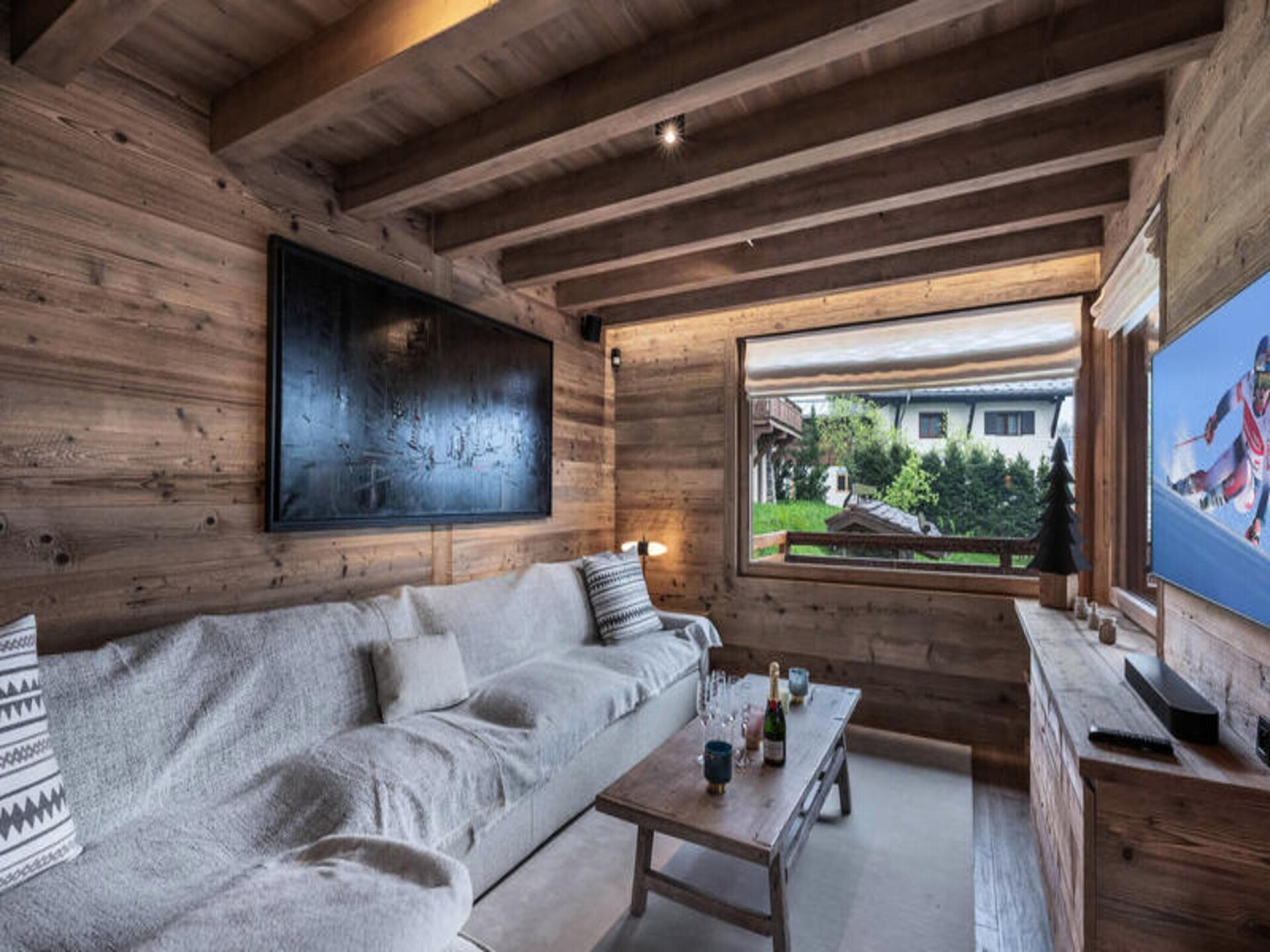 Luxe chalet voor 10 personen met spa & bioscoop in Megève - foto 1