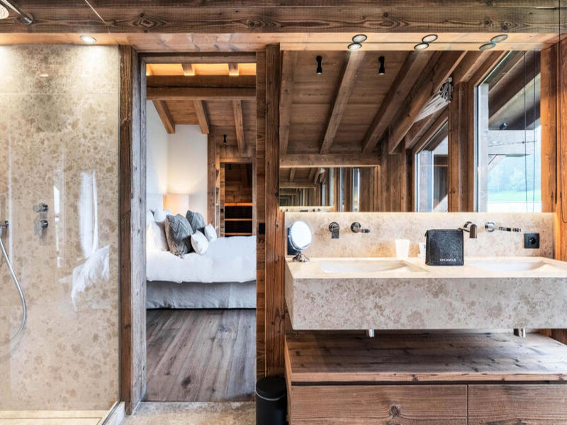 Luxe chalet voor 10 personen met spa & bioscoop in Megève - foto 7