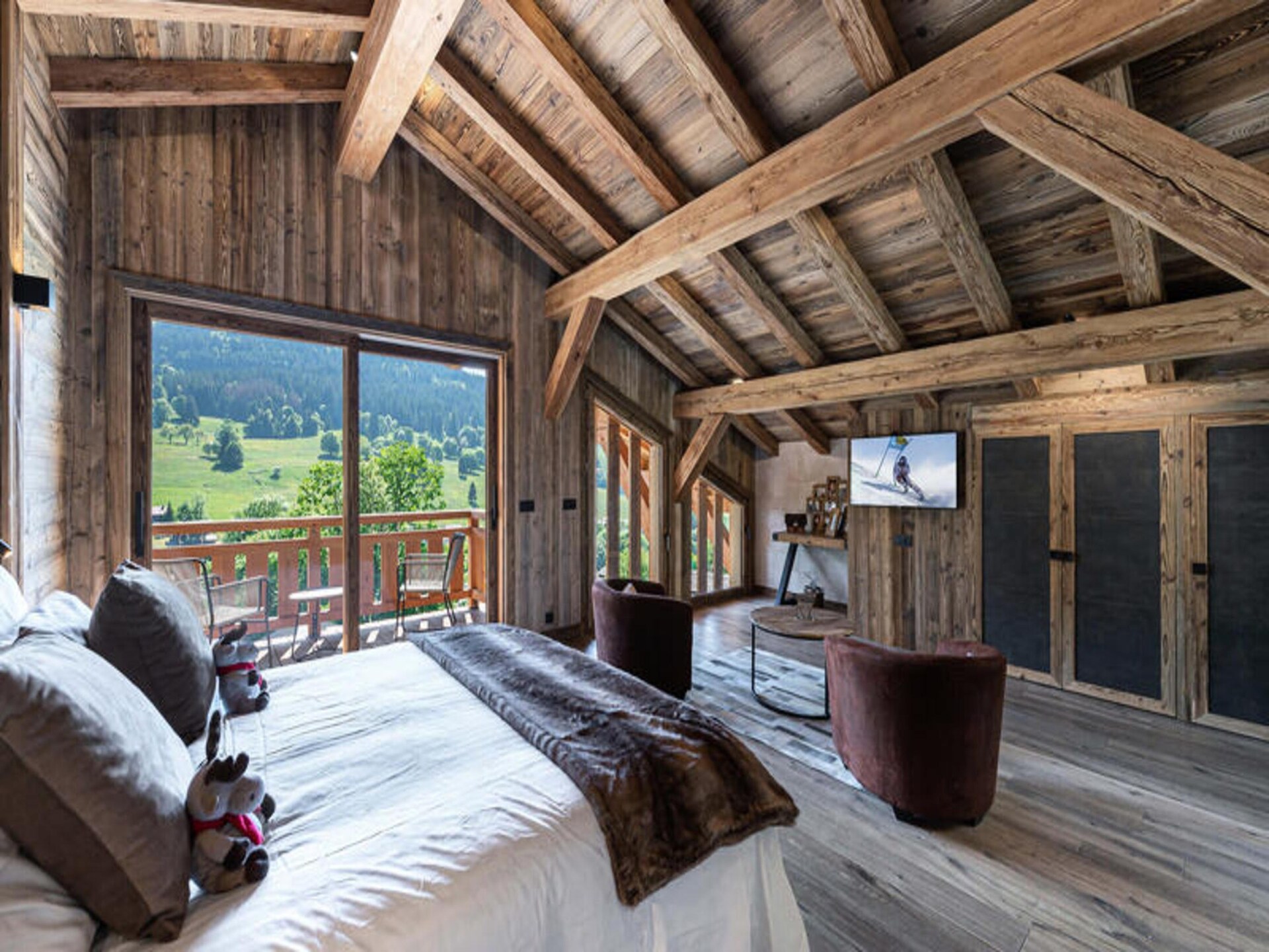 Ruim chalet-appartement voor 12 personen aan de piste in Megève - foto 26