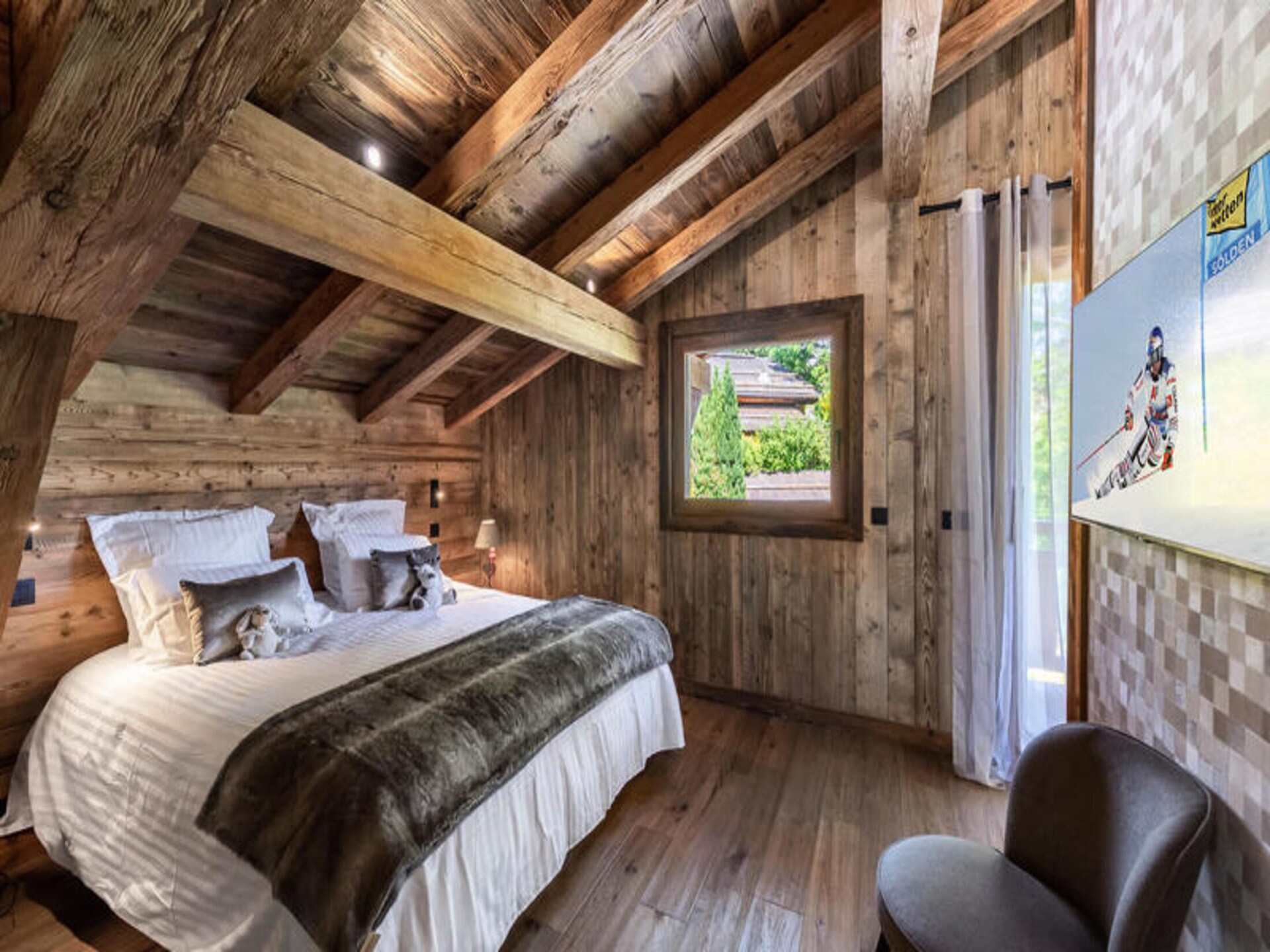 Ruim chalet-appartement voor 12 personen aan de piste in Megève - foto 27